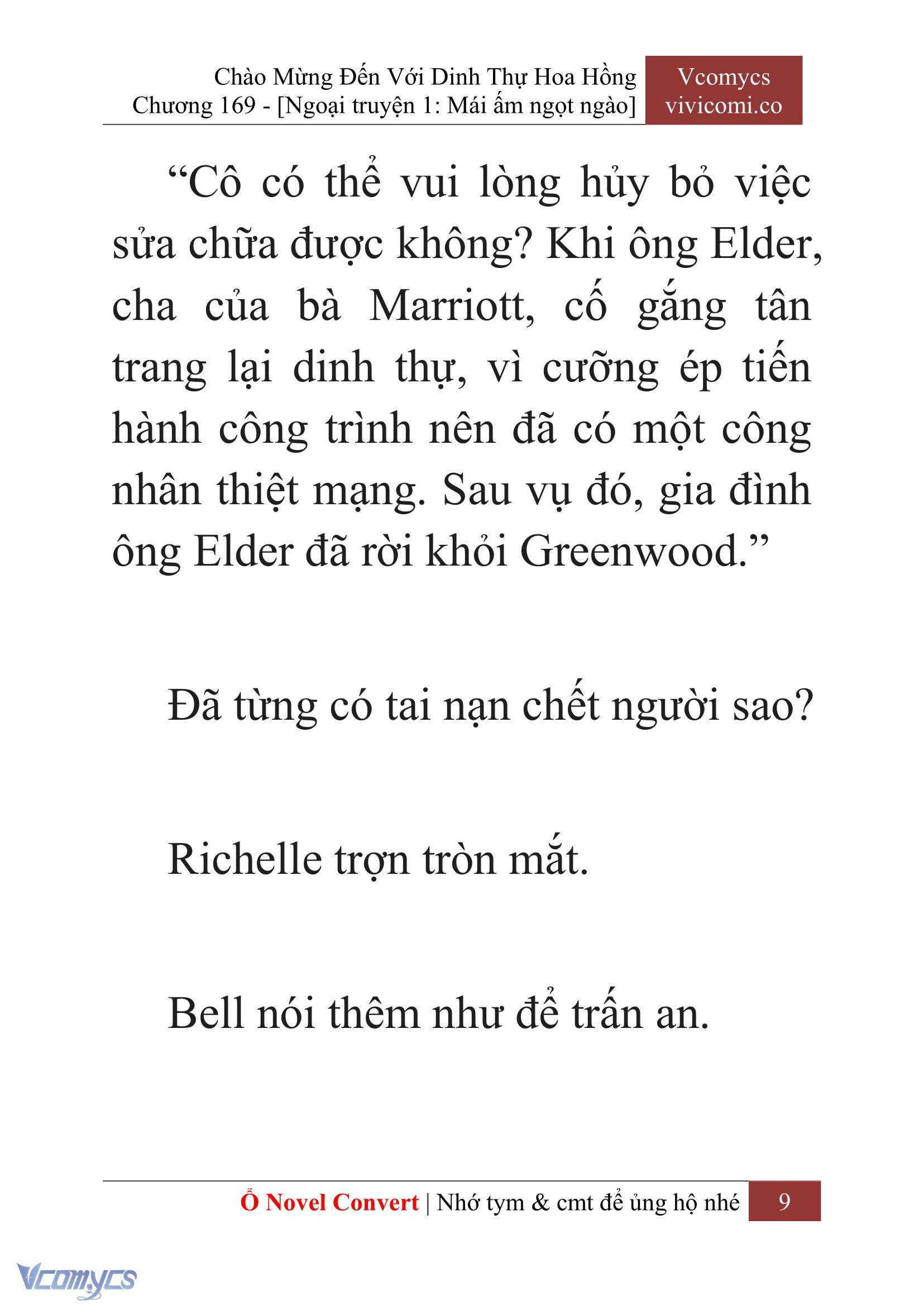 [Novel] Chào Mừng Đến Với Dinh Thự Hoa Hồng Chap 169 - Trang 2