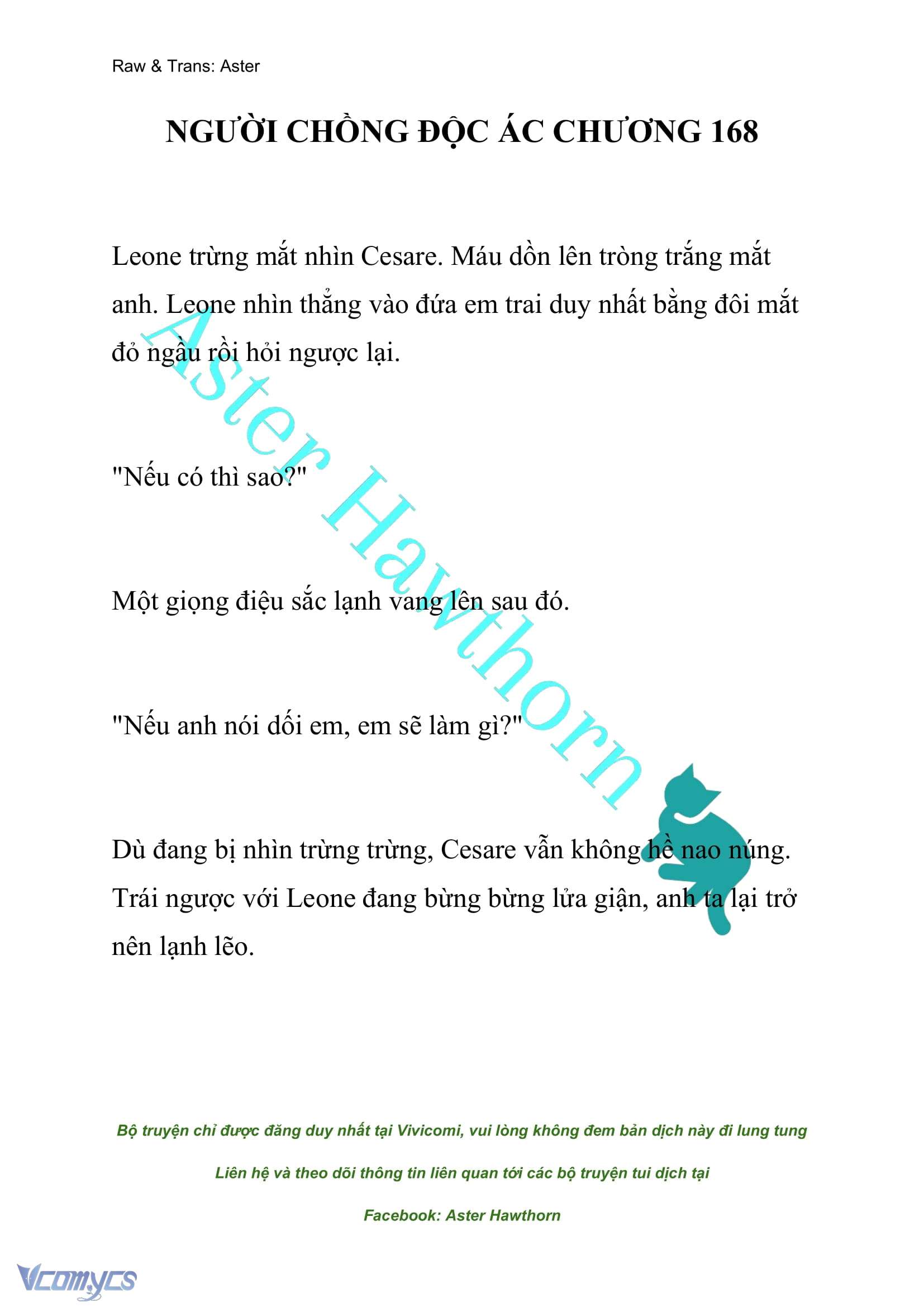 [NOVEL] Người Chồng Độc Ác Chap 168 - Next Chap 169