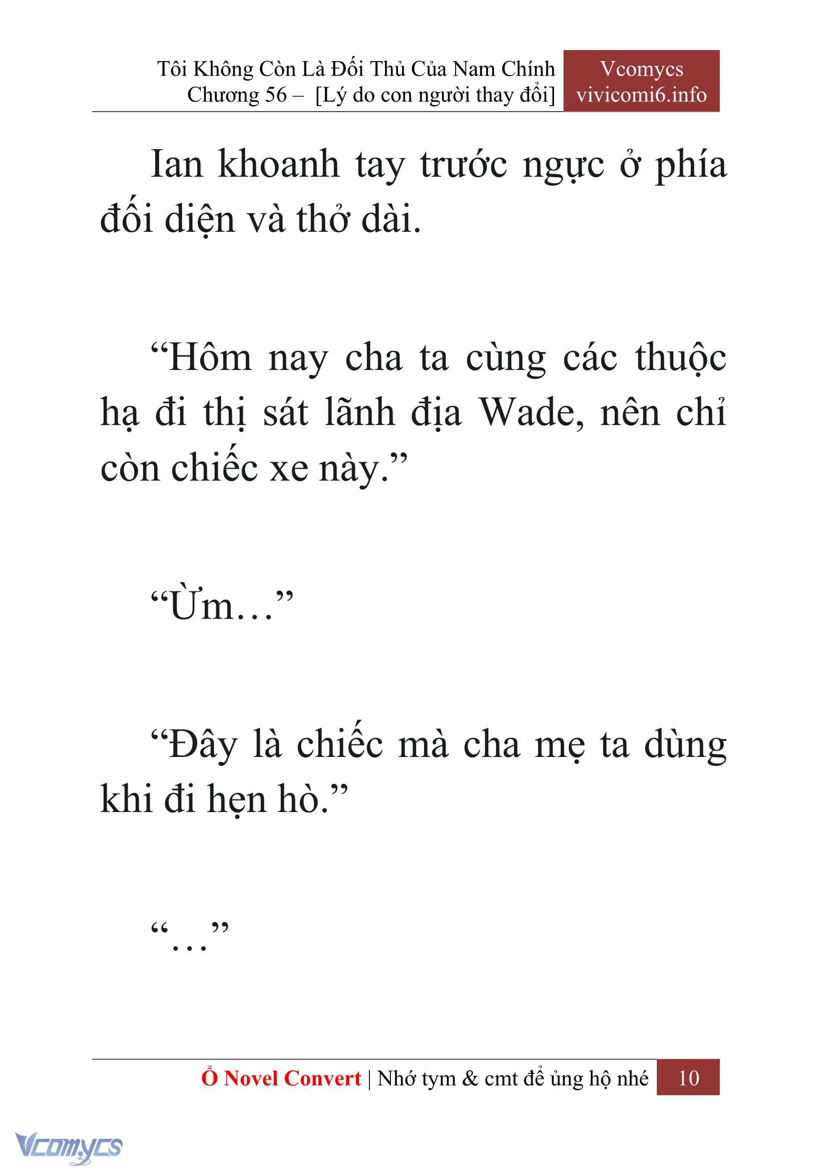 [Novel] Tôi Không Còn Là Đối Thủ Của Nam Chính Chap 56 - Trang 2