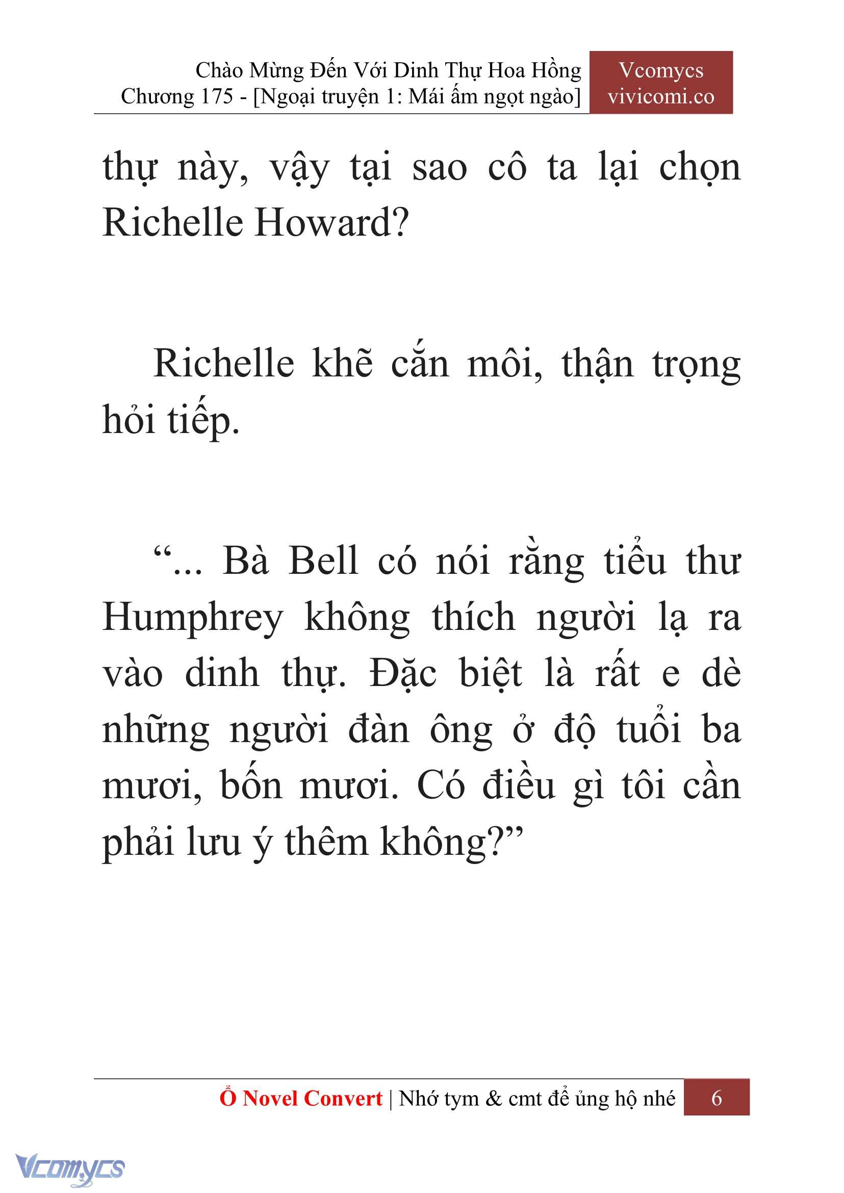 [Novel] Chào Mừng Đến Với Dinh Thự Hoa Hồng Chap 175 - Trang 2