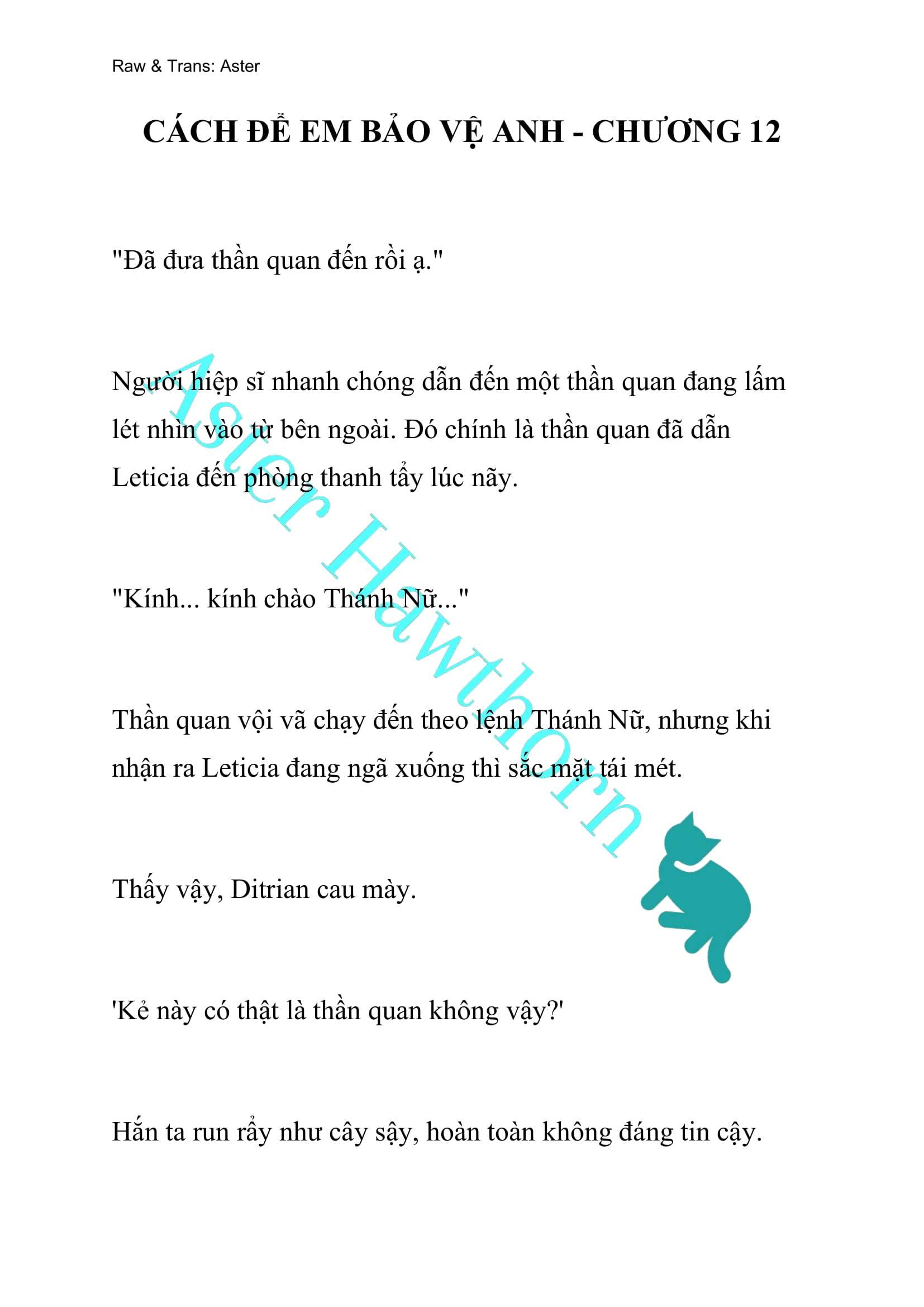 [NOVEL] Cách Để Em Bảo Vệ Anh Chap 12 - Next Chap 13