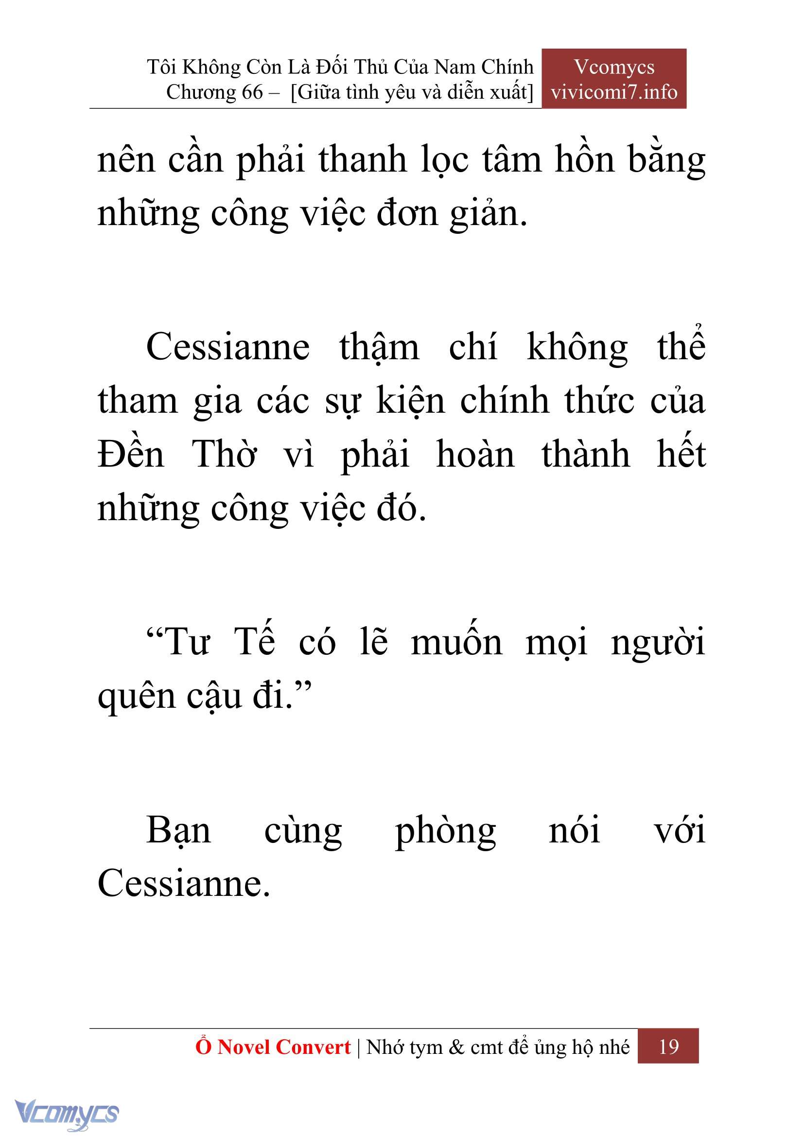 [Novel] Tôi Không Còn Là Đối Thủ Của Nam Chính Chap 66 - Trang 2