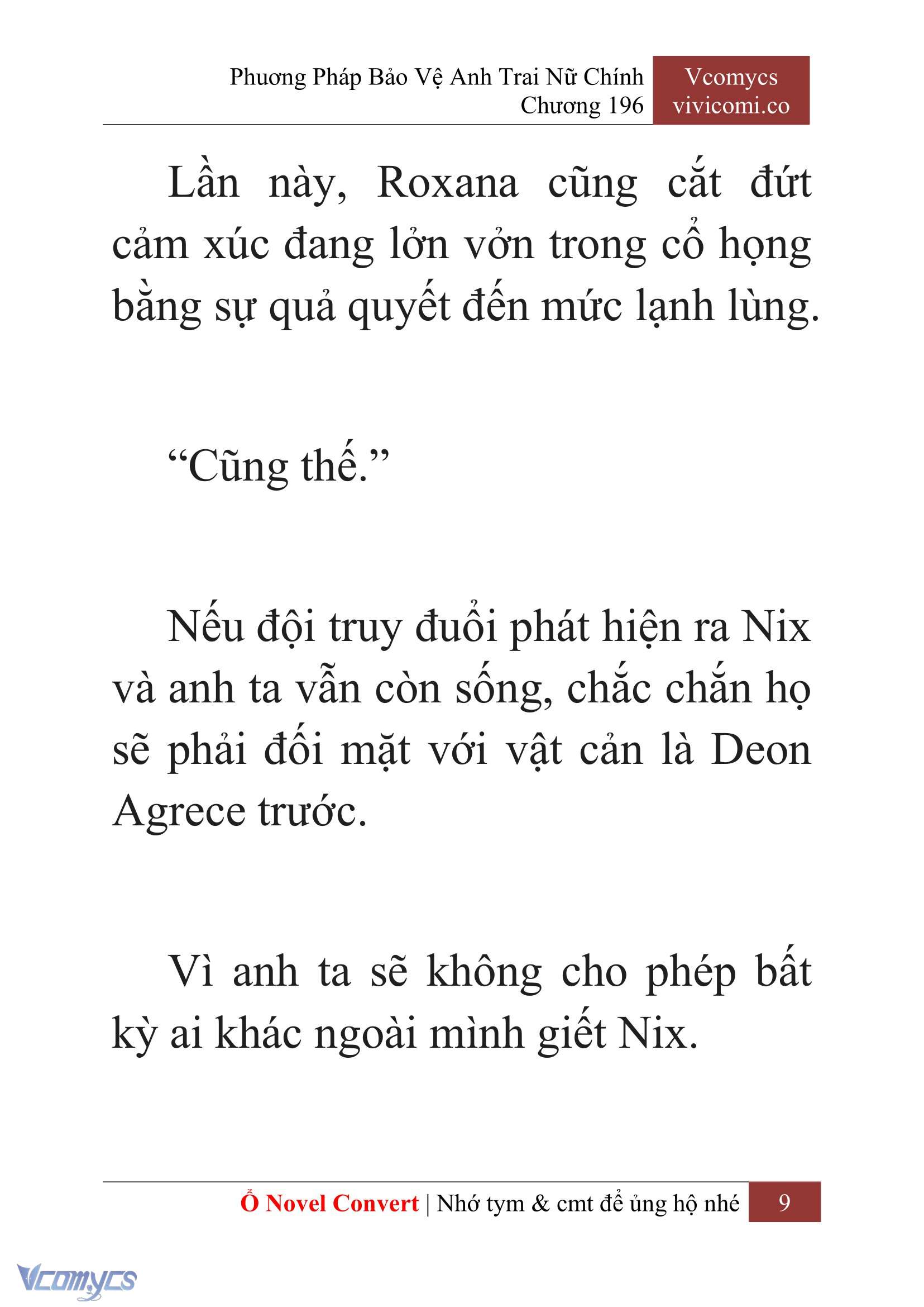 [Novel] Phương Pháp Bảo Vệ Anh Trai Nữ Chính Chap 196 - Trang 2