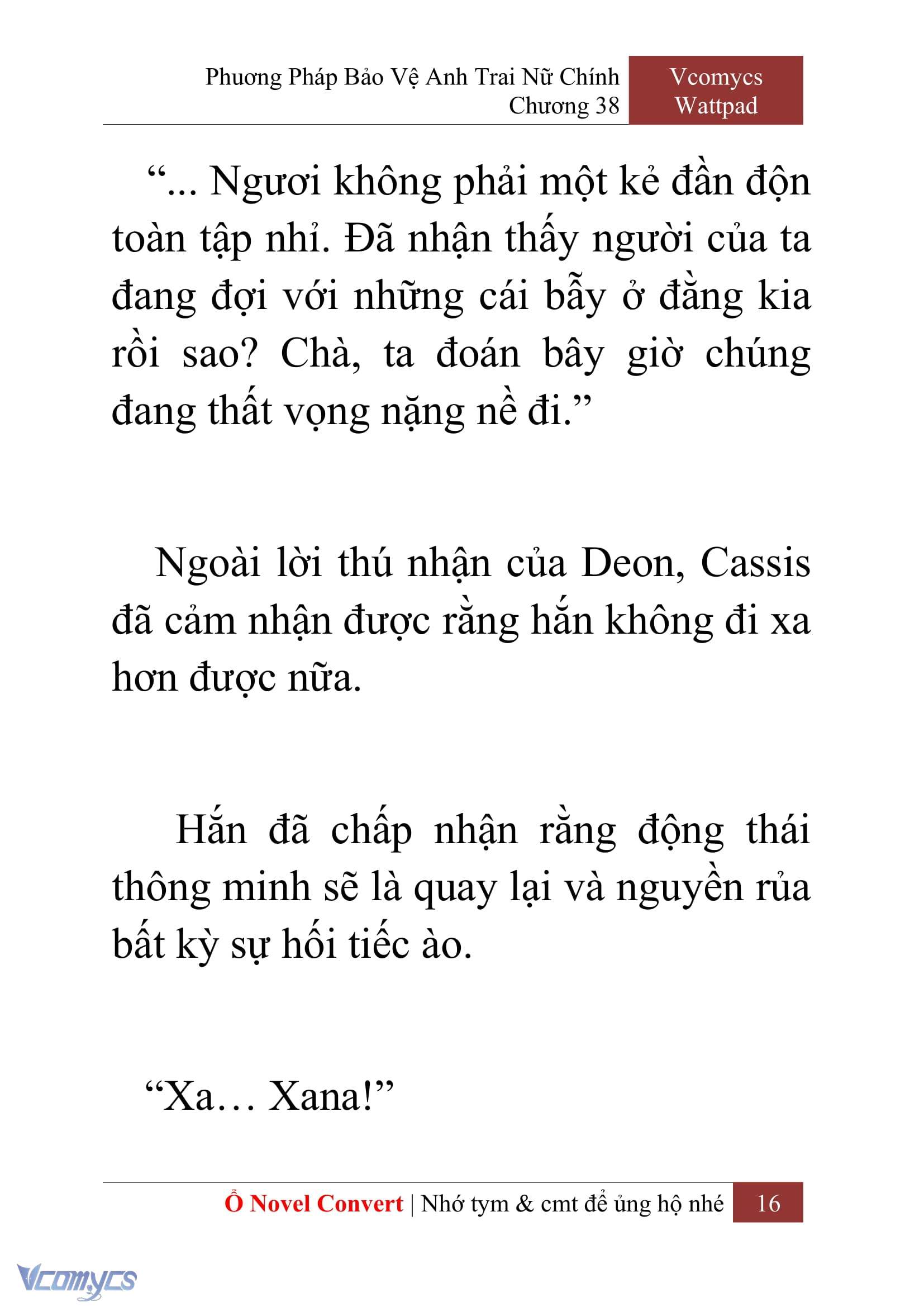 [Novel] Phương Pháp Bảo Vệ Anh Trai Nữ Chính Chap 38 - Next Chap 39