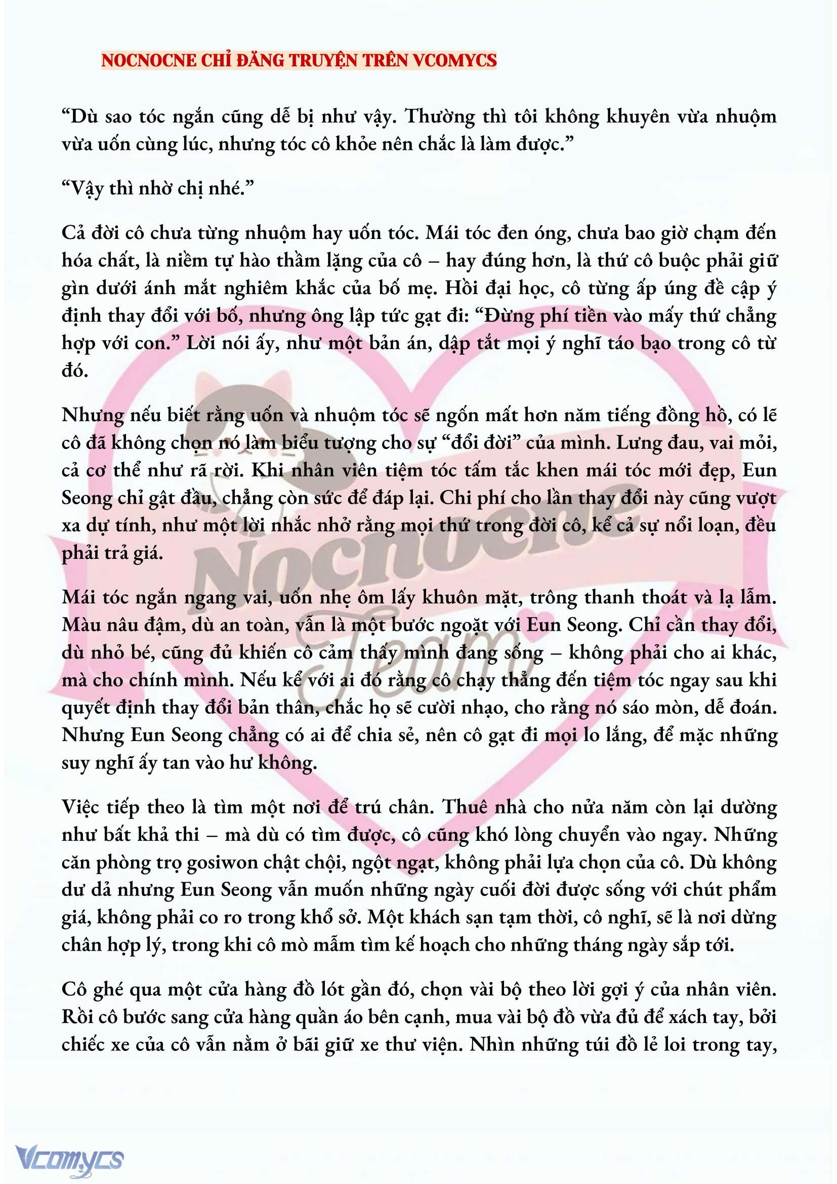 [NOVEL] CHÚNG TA KẾT THÚC VÀO MÙA THU Chap 4 - Next Chap 5