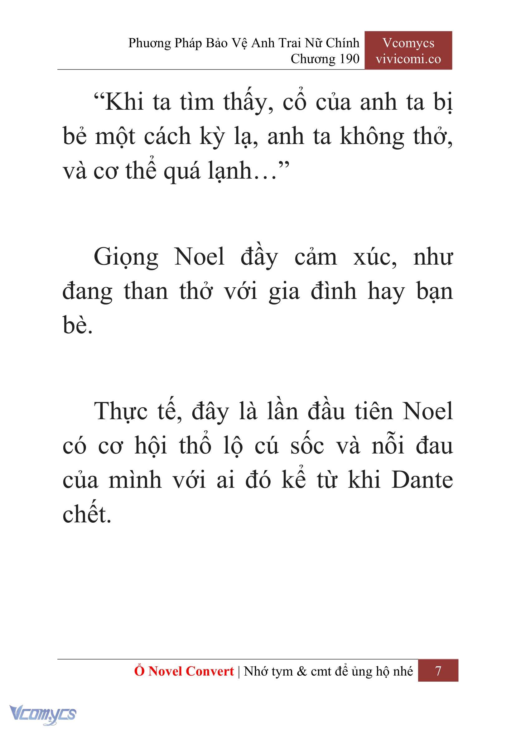 [Novel] Phương Pháp Bảo Vệ Anh Trai Nữ Chính Chap 190 - Trang 2