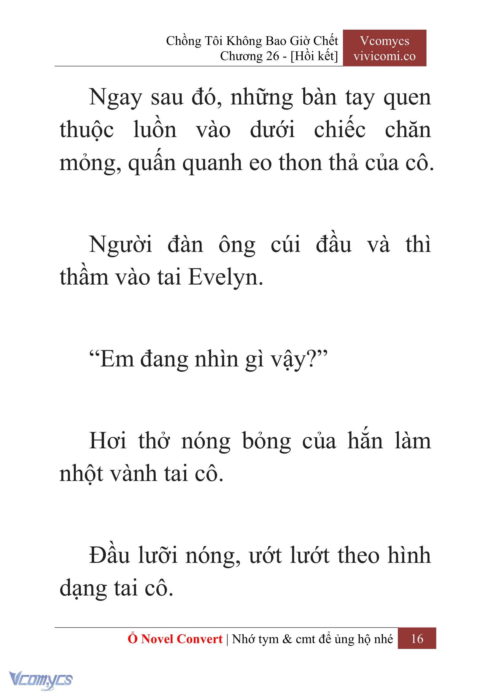 [Novel] Chồng Tôi Không Bao Giờ Chết Chap 26 - Trang 2