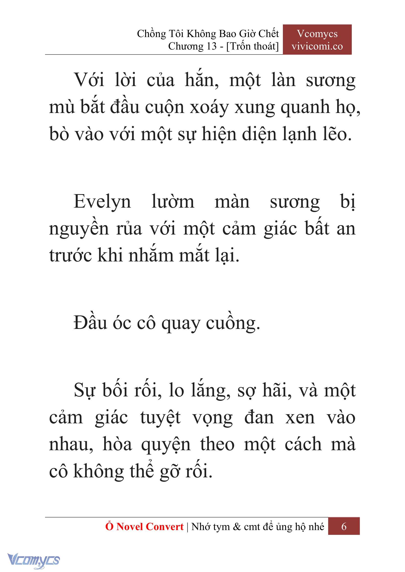 [Novel] Chồng Tôi Không Bao Giờ Chết Chap 13 - Next Chap 14