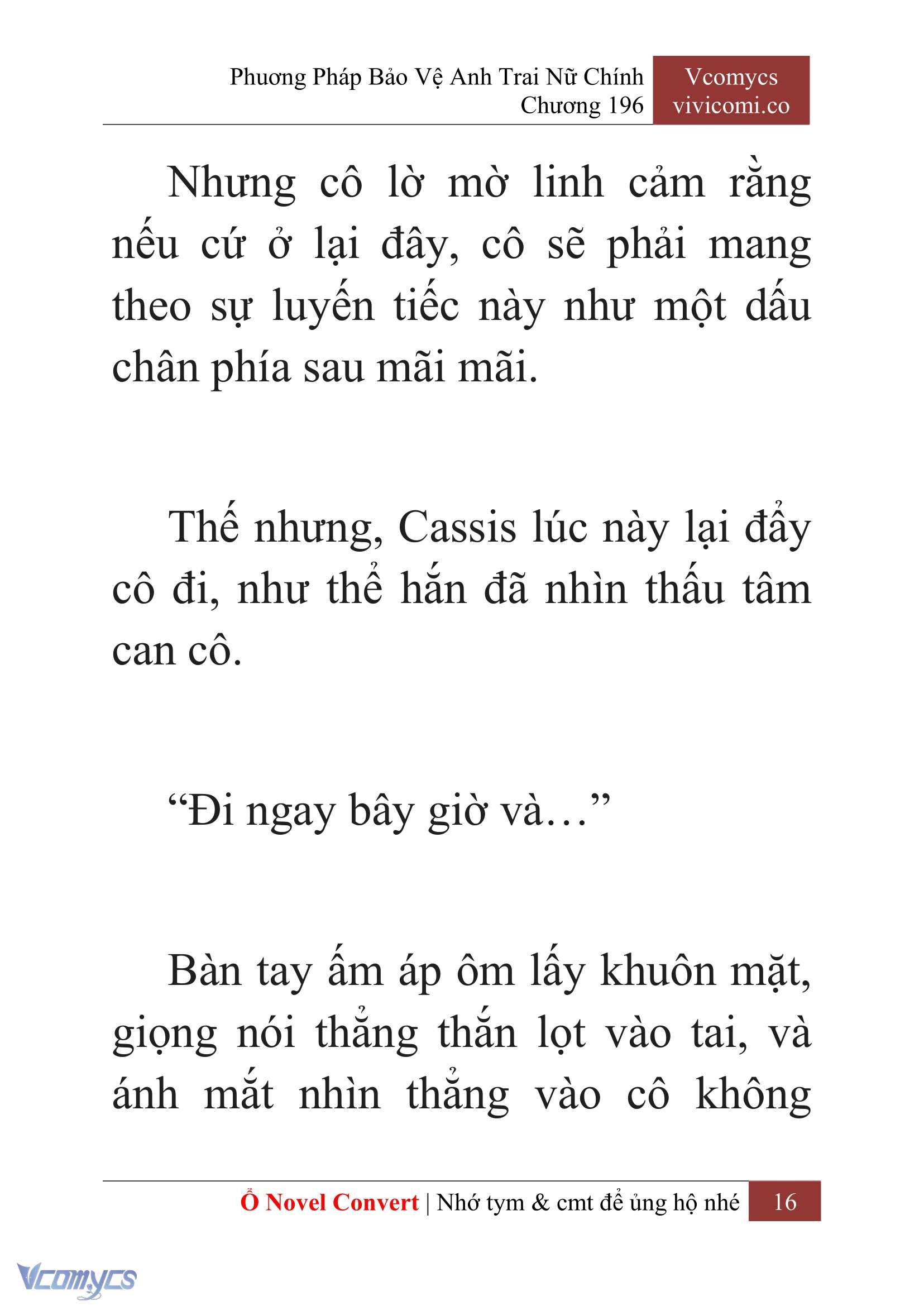 [Novel] Phương Pháp Bảo Vệ Anh Trai Nữ Chính Chap 196 - Trang 2