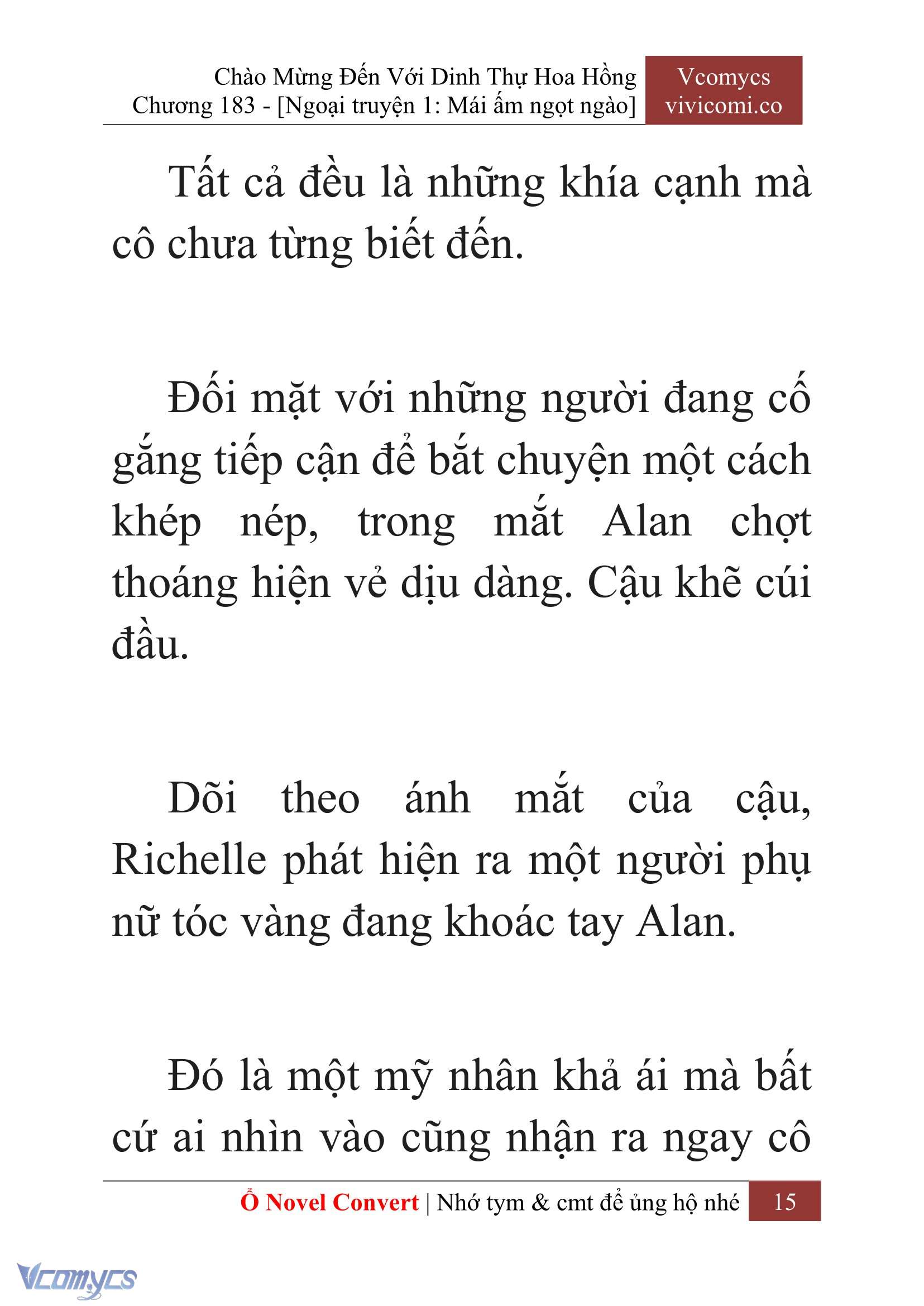 [Novel] Chào Mừng Đến Với Dinh Thự Hoa Hồng Chap 183 - Next Chap 184