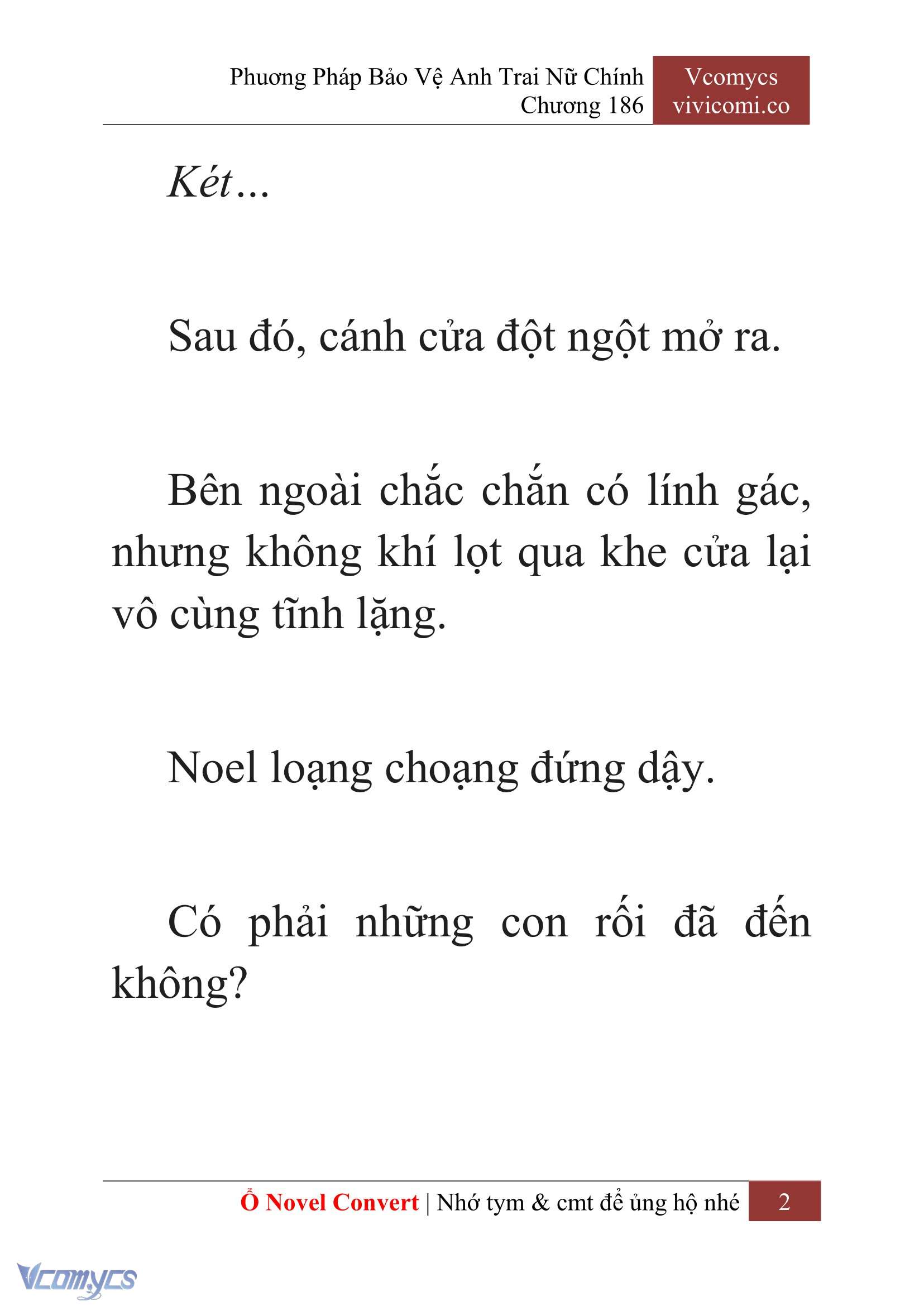 [Novel] Phương Pháp Bảo Vệ Anh Trai Nữ Chính Chap 186 - Trang 2