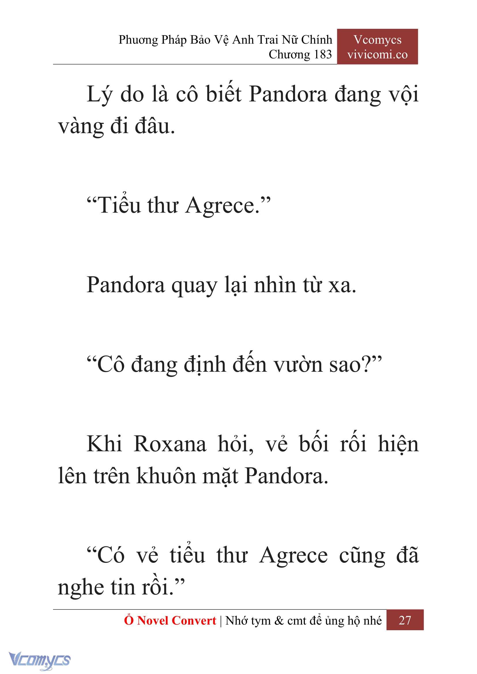 [Novel] Phương Pháp Bảo Vệ Anh Trai Nữ Chính Chap 183 - Next Chap 184