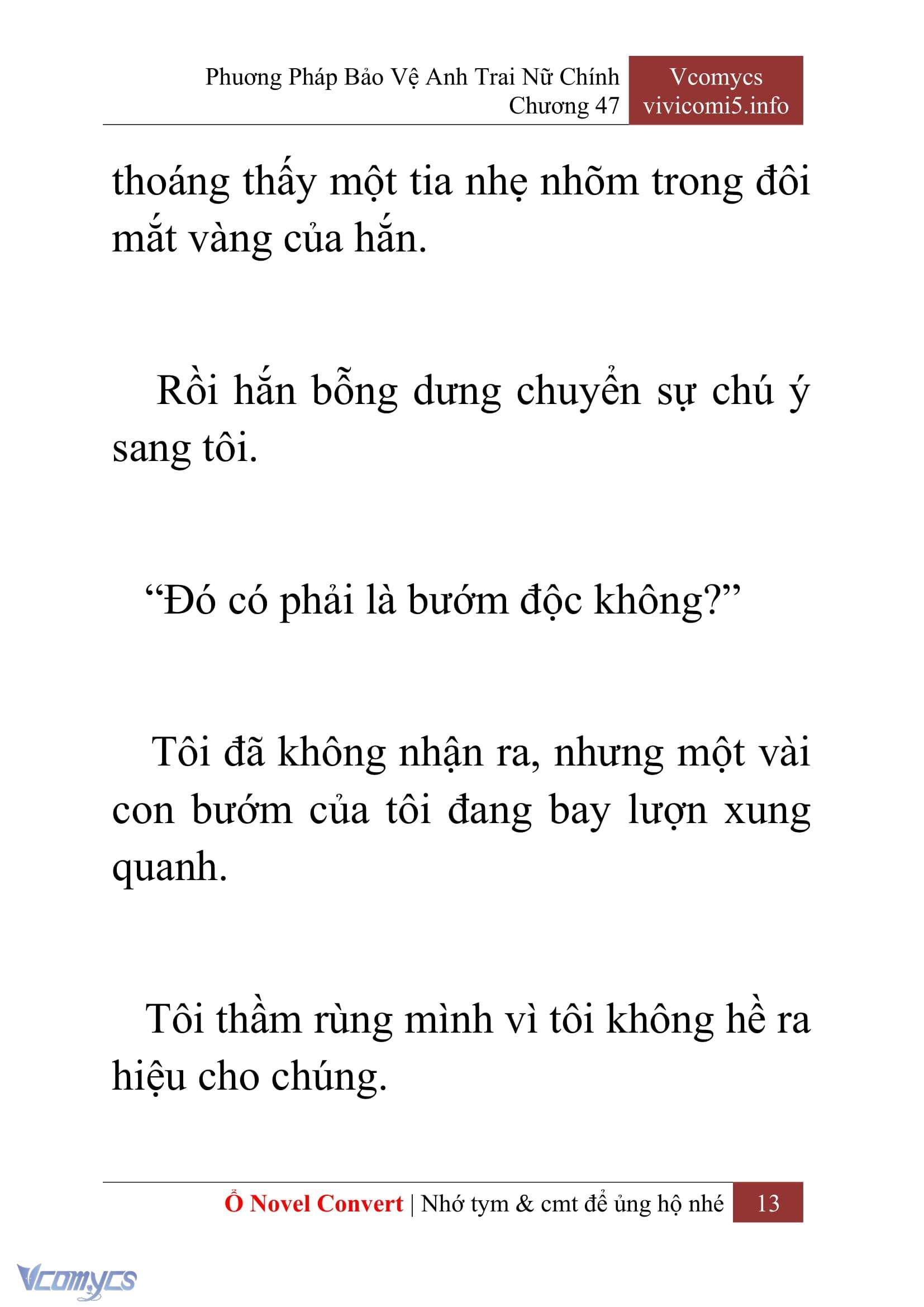 [Novel] Phương Pháp Bảo Vệ Anh Trai Nữ Chính Chap 47 - Next Chap 48