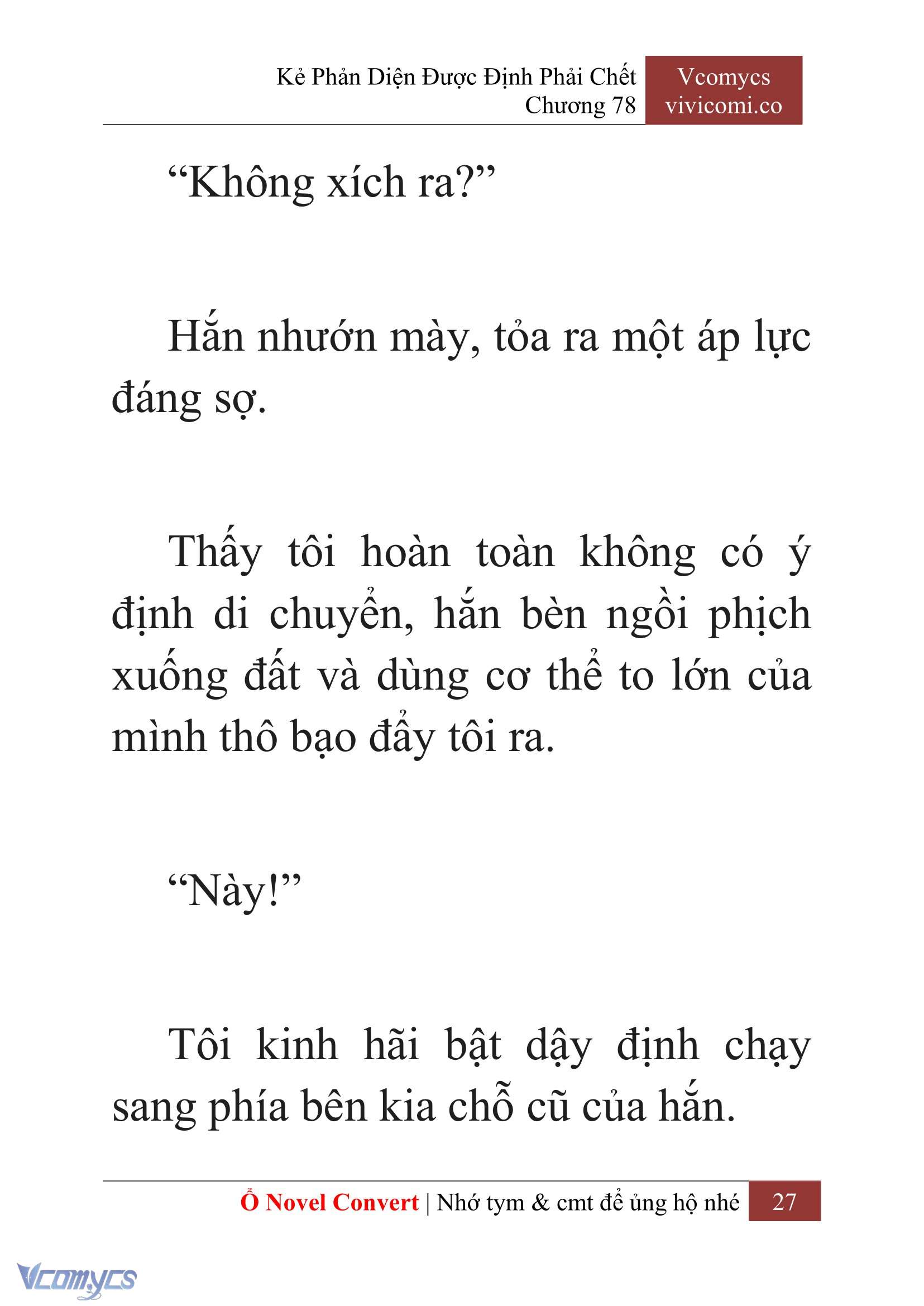 [Novel] Kẻ Phản Diện Được Định Phải Chết Chap 78 - Trang 2