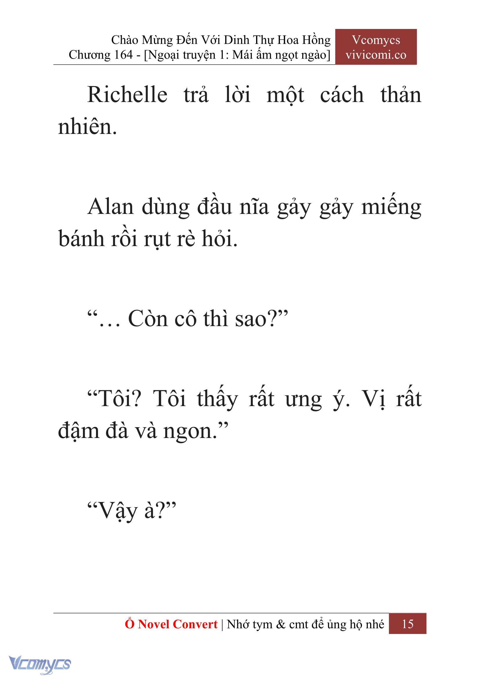[Novel] Chào Mừng Đến Với Dinh Thự Hoa Hồng Chap 164 - Trang 2