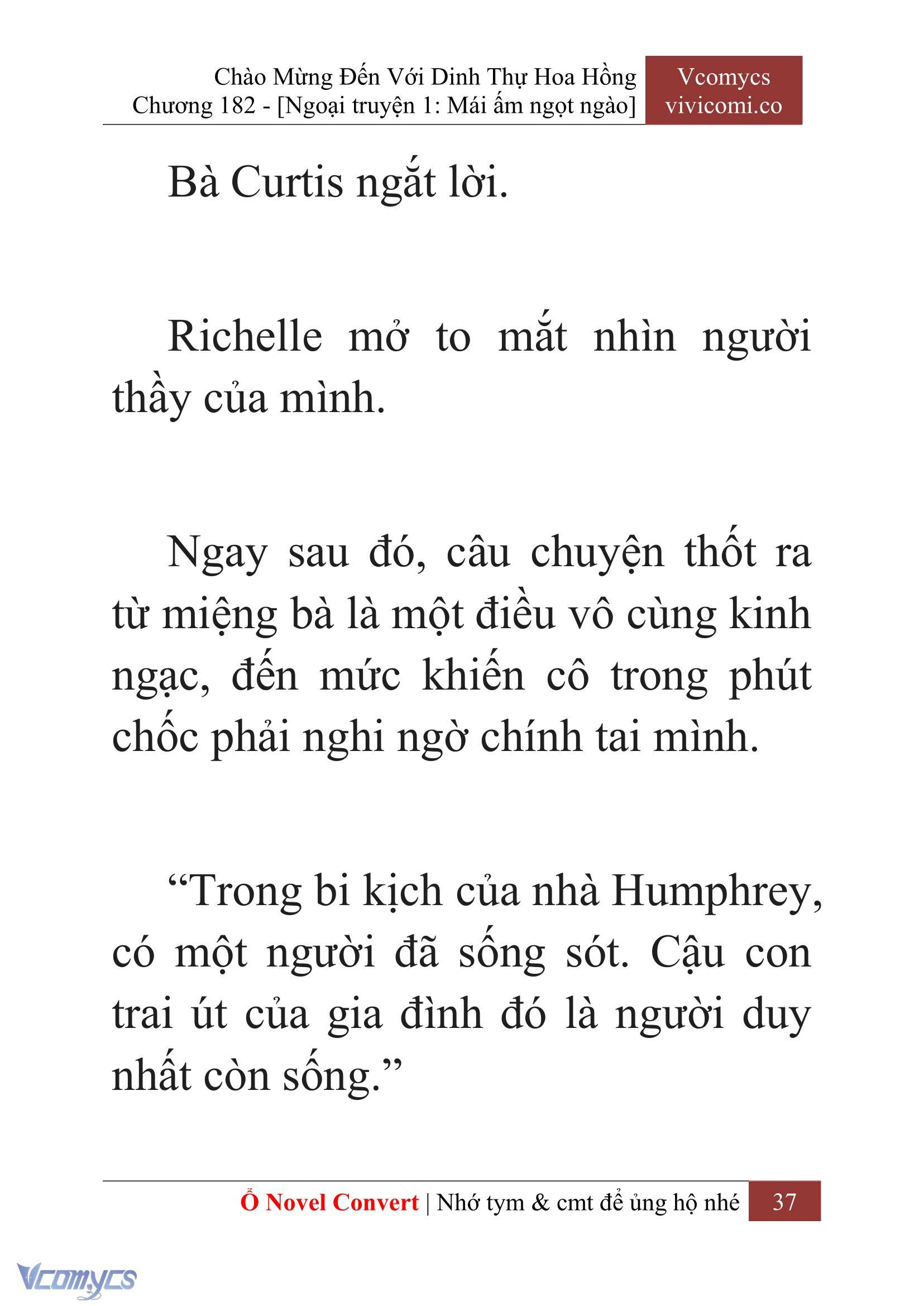 [Novel] Chào Mừng Đến Với Dinh Thự Hoa Hồng Chap 182 - Trang 2