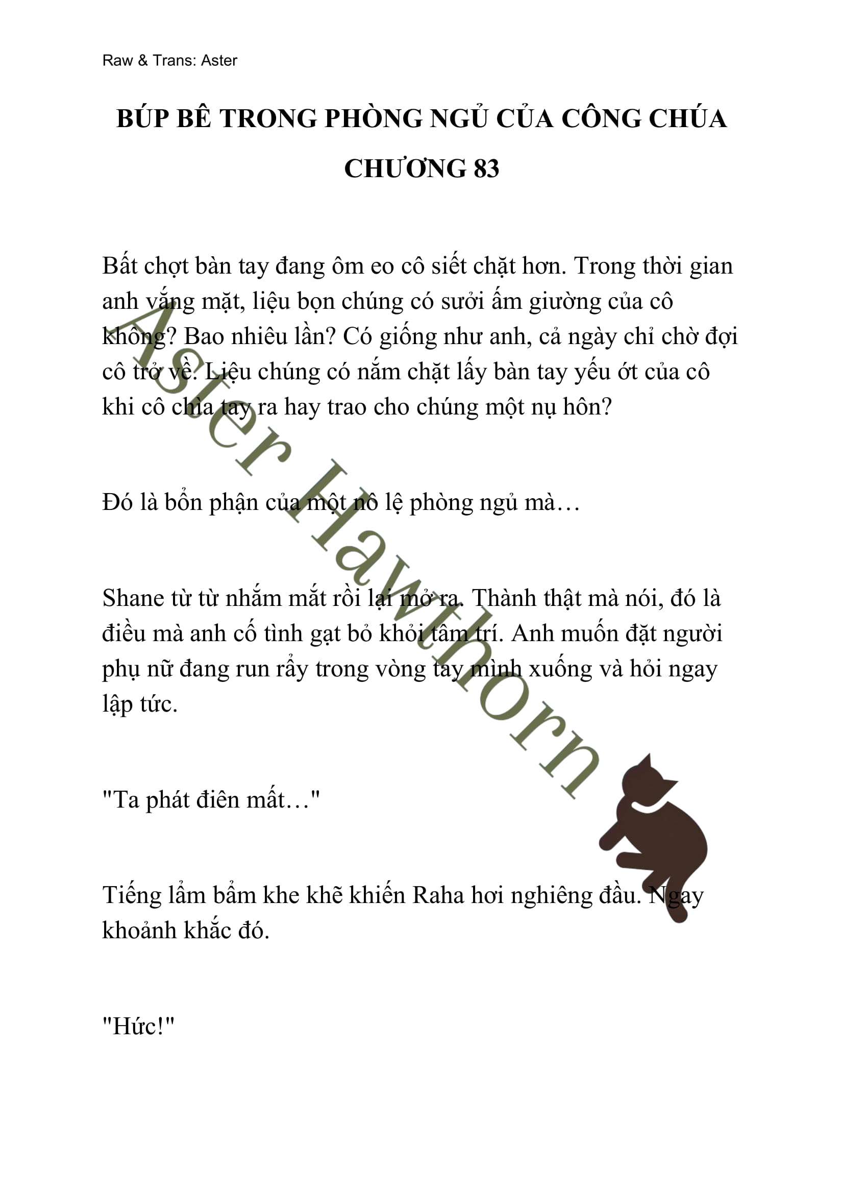 [NOVEL] Búp Bê Trong Phòng Ngủ Của Công Chúa Chap 83 - Next Chap 84