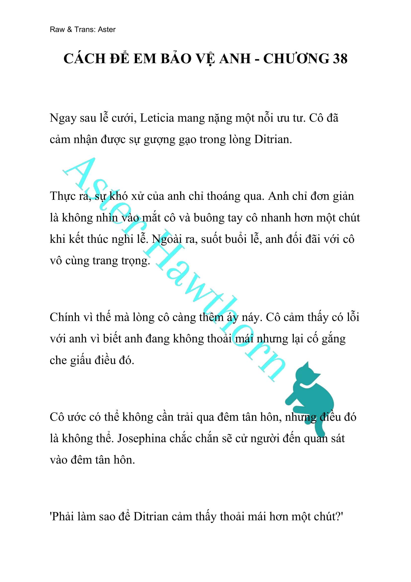 [NOVEL] Cách Để Em Bảo Vệ Anh Chap 38 - Next Chap 39