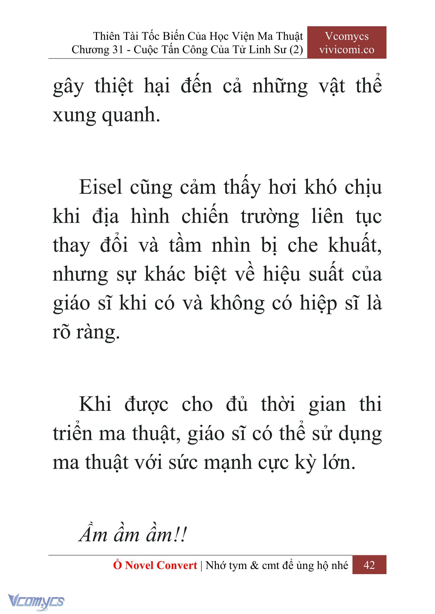 [Novel] Thiên Tài Tốc Biến Của Học Viện Ma Thuật Chap 31 - Trang 2