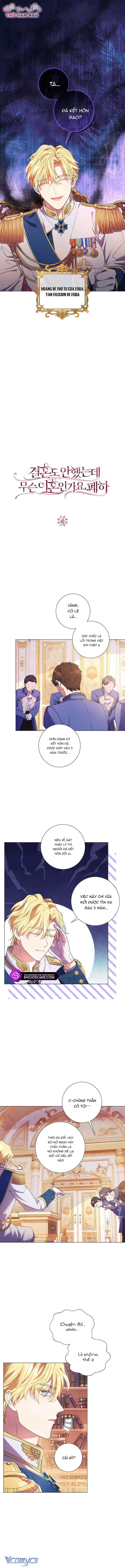 Sao Tôi Có Thể Li Hôn Khi Còn Chưa Kết Hôn Đây, Thưa Bệ Hạ Chap 4 - Next Chap 5