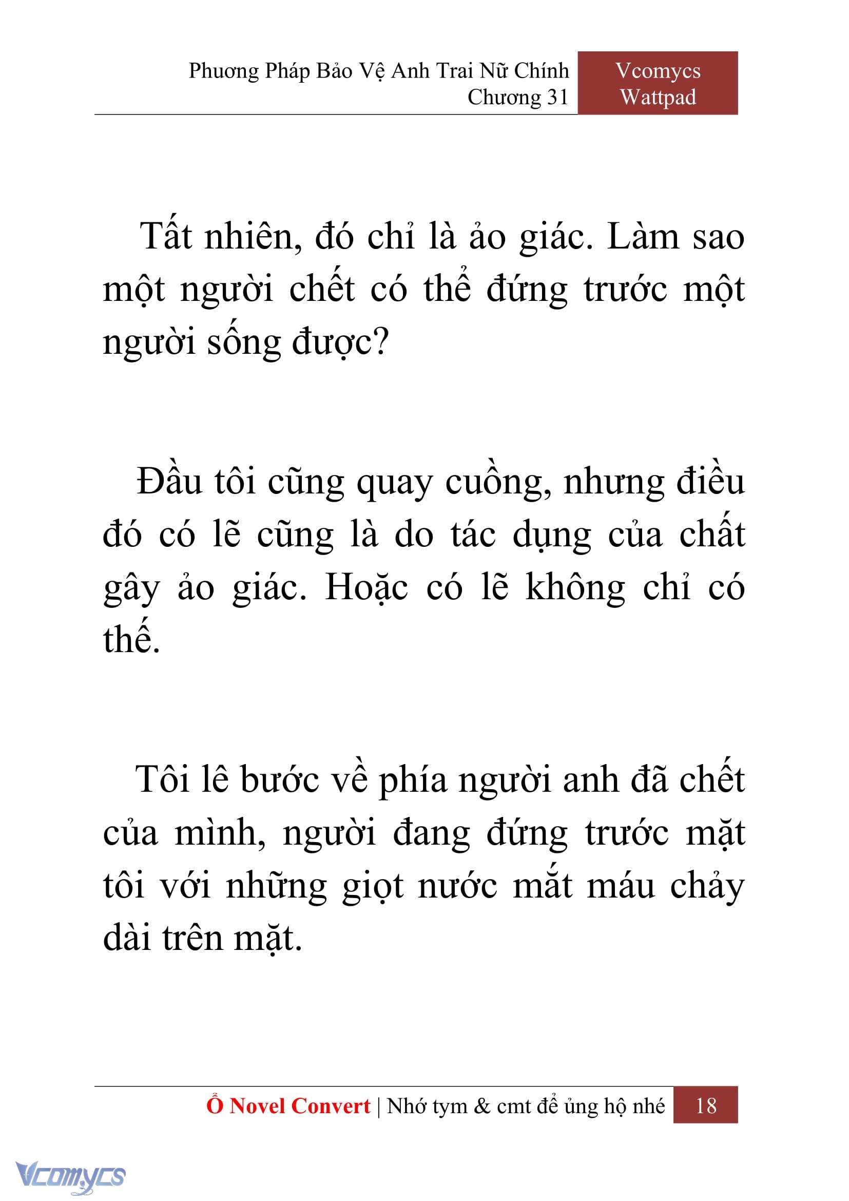 [Novel] Phương Pháp Bảo Vệ Anh Trai Nữ Chính Chap 31 - Next Chap 32