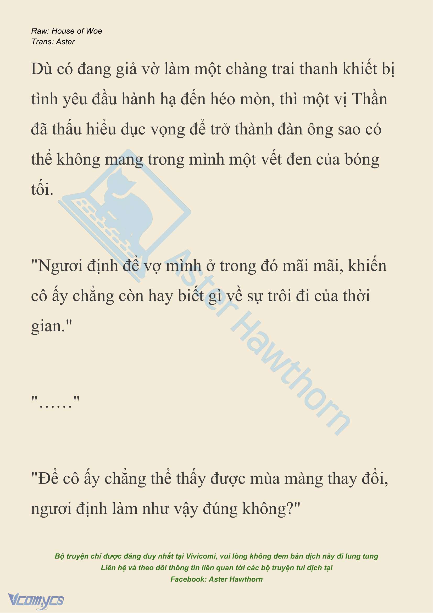 [NOVEL] Dành Cho Các Nữ Thần: Dành cho Psyche Chap 21 - Trang 2