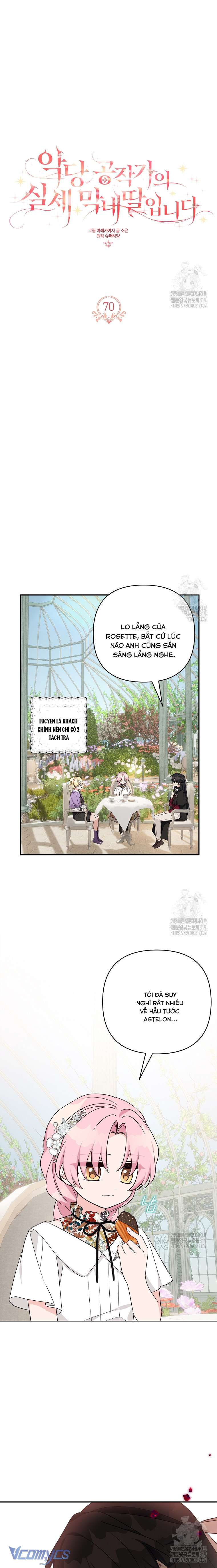 Tôi đã trở thành con gái út của công tước phản diện Chapter 70 - Next Chapter 71