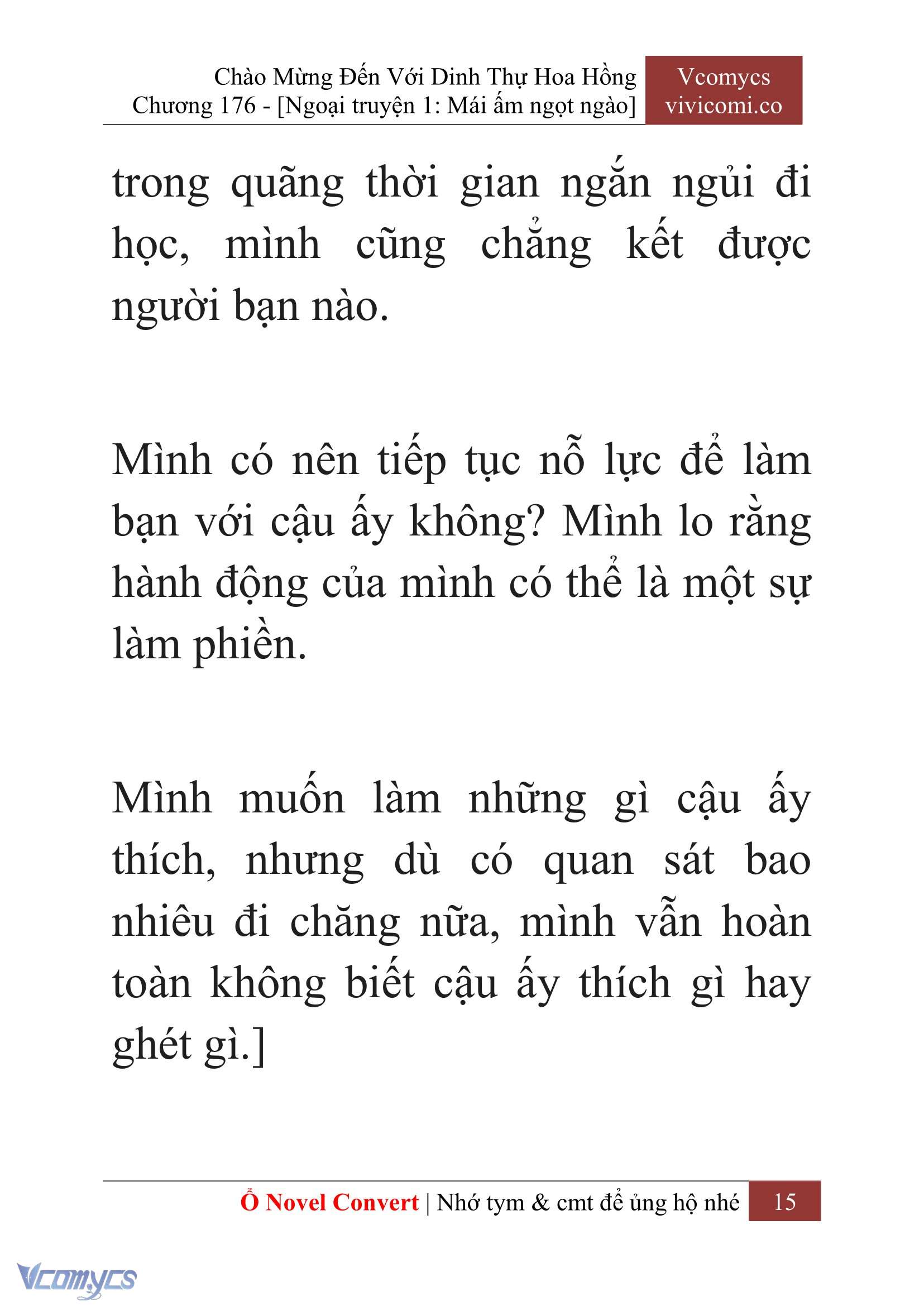 [Novel] Chào Mừng Đến Với Dinh Thự Hoa Hồng Chap 176 - Trang 2