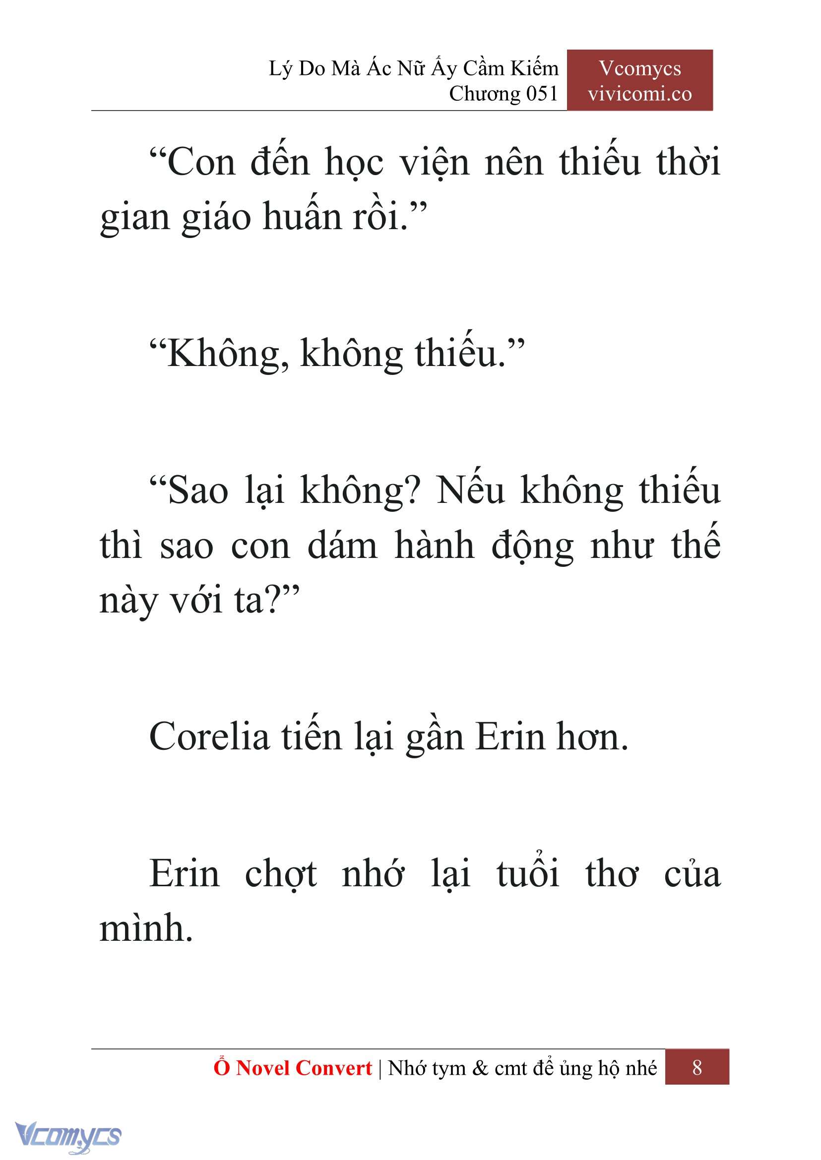 [Novel] Lý Do Mà Ác Nữ Ấy Cầm Kiếm Chap 51 - Next Chap 52