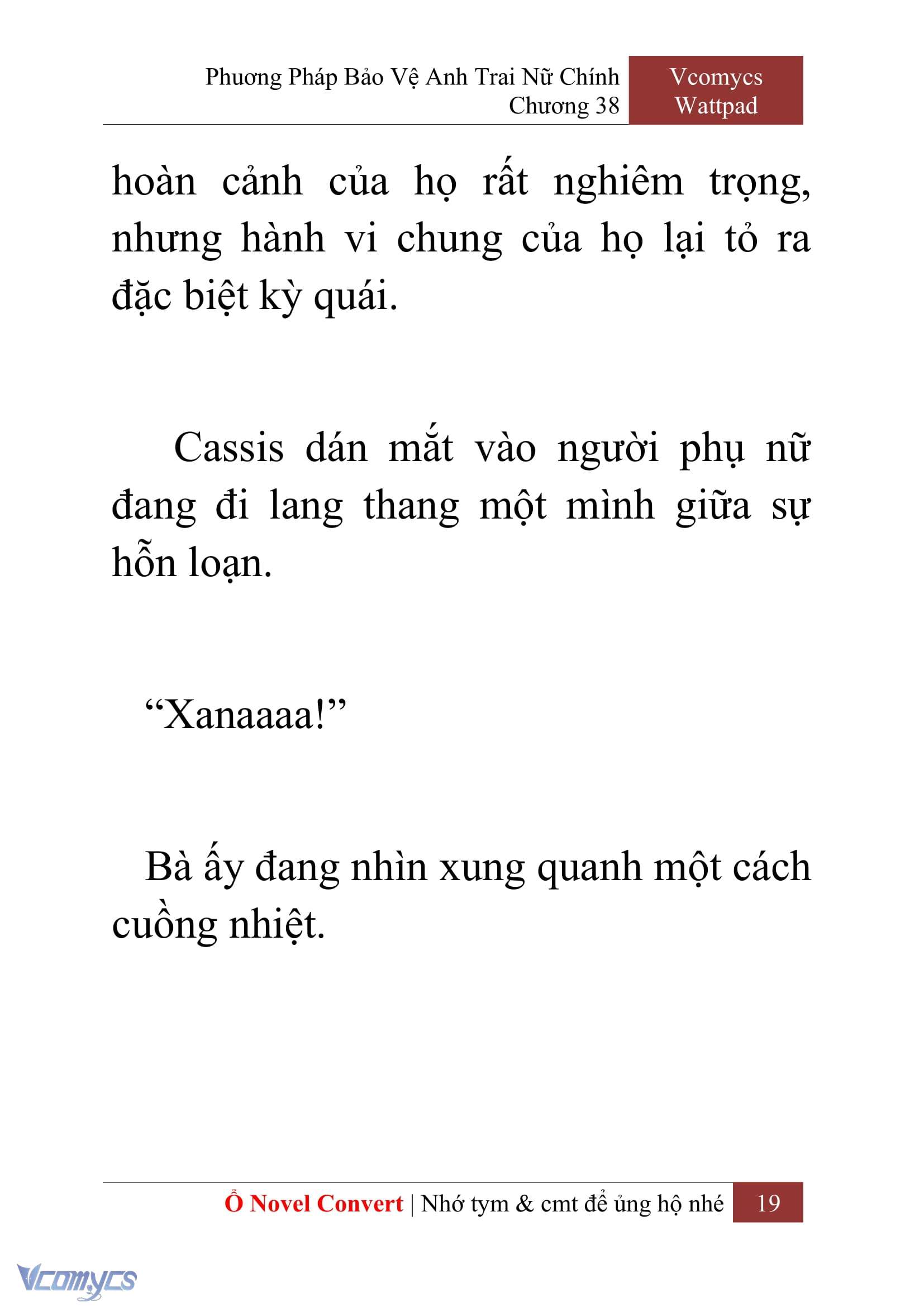 [Novel] Phương Pháp Bảo Vệ Anh Trai Nữ Chính Chap 38 - Next Chap 39