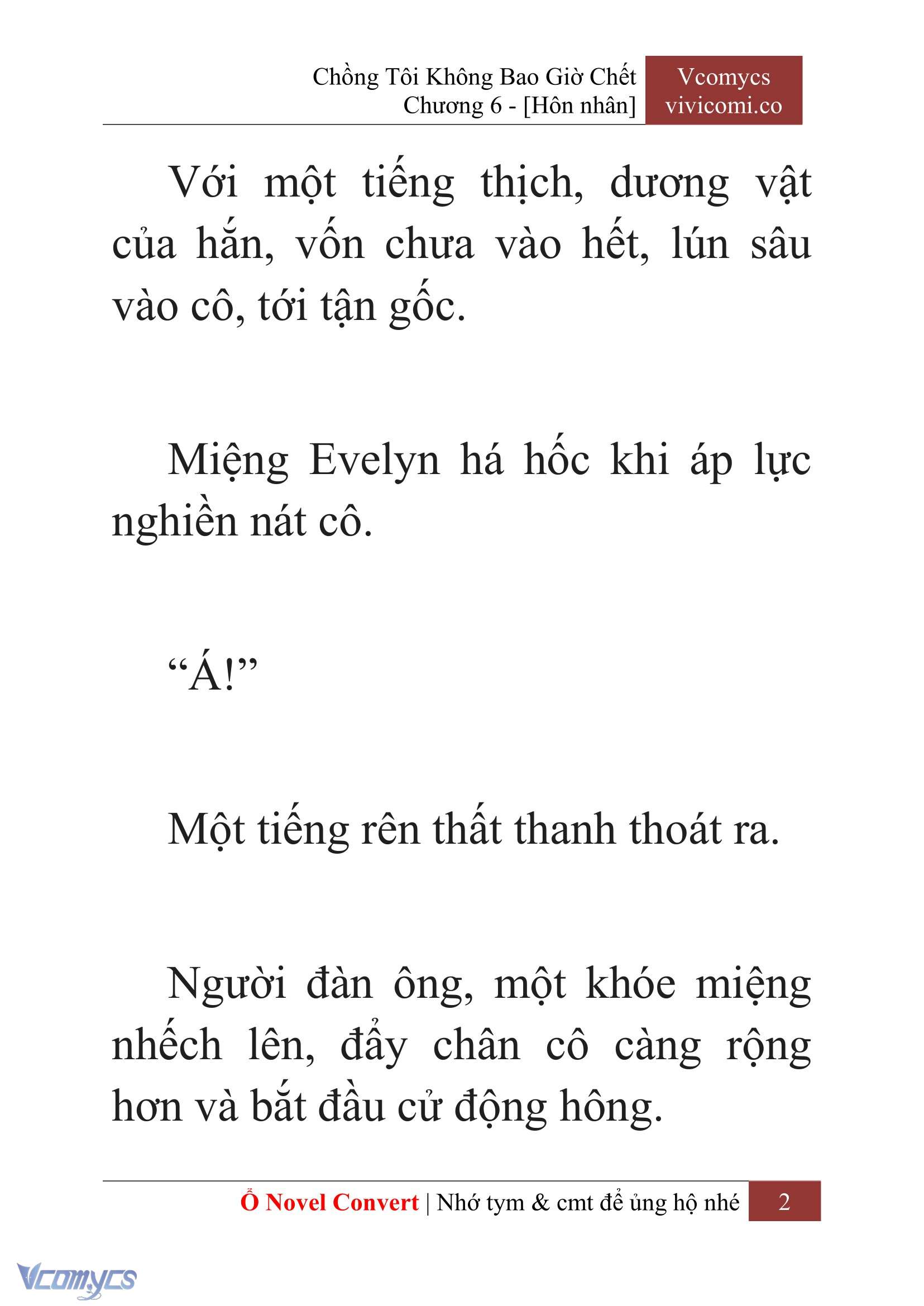 [Novel] Chồng Tôi Không Bao Giờ Chết Chap 6 - Next Chap 7