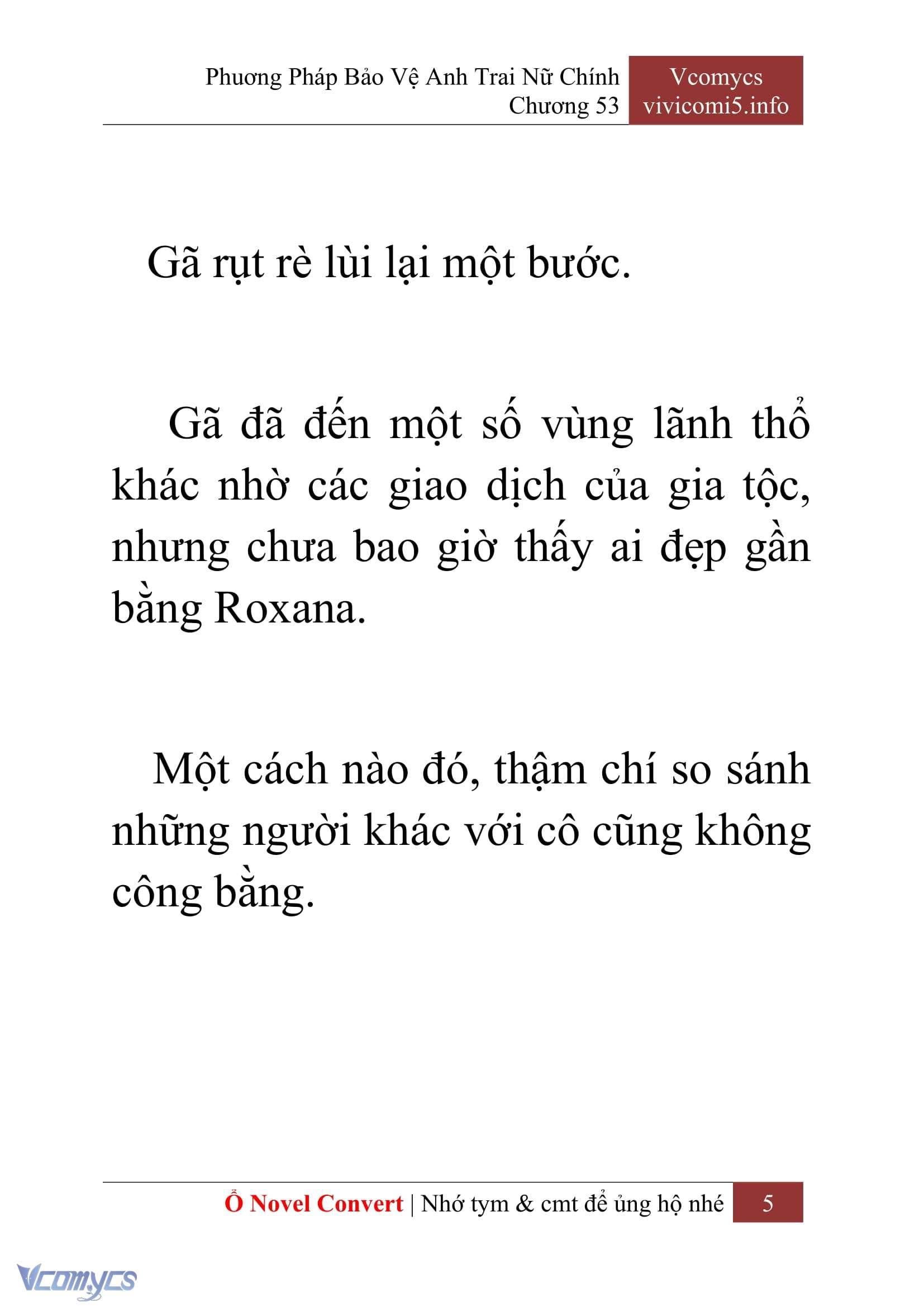 [Novel] Phương Pháp Bảo Vệ Anh Trai Nữ Chính Chap 53 - Next Chap 54