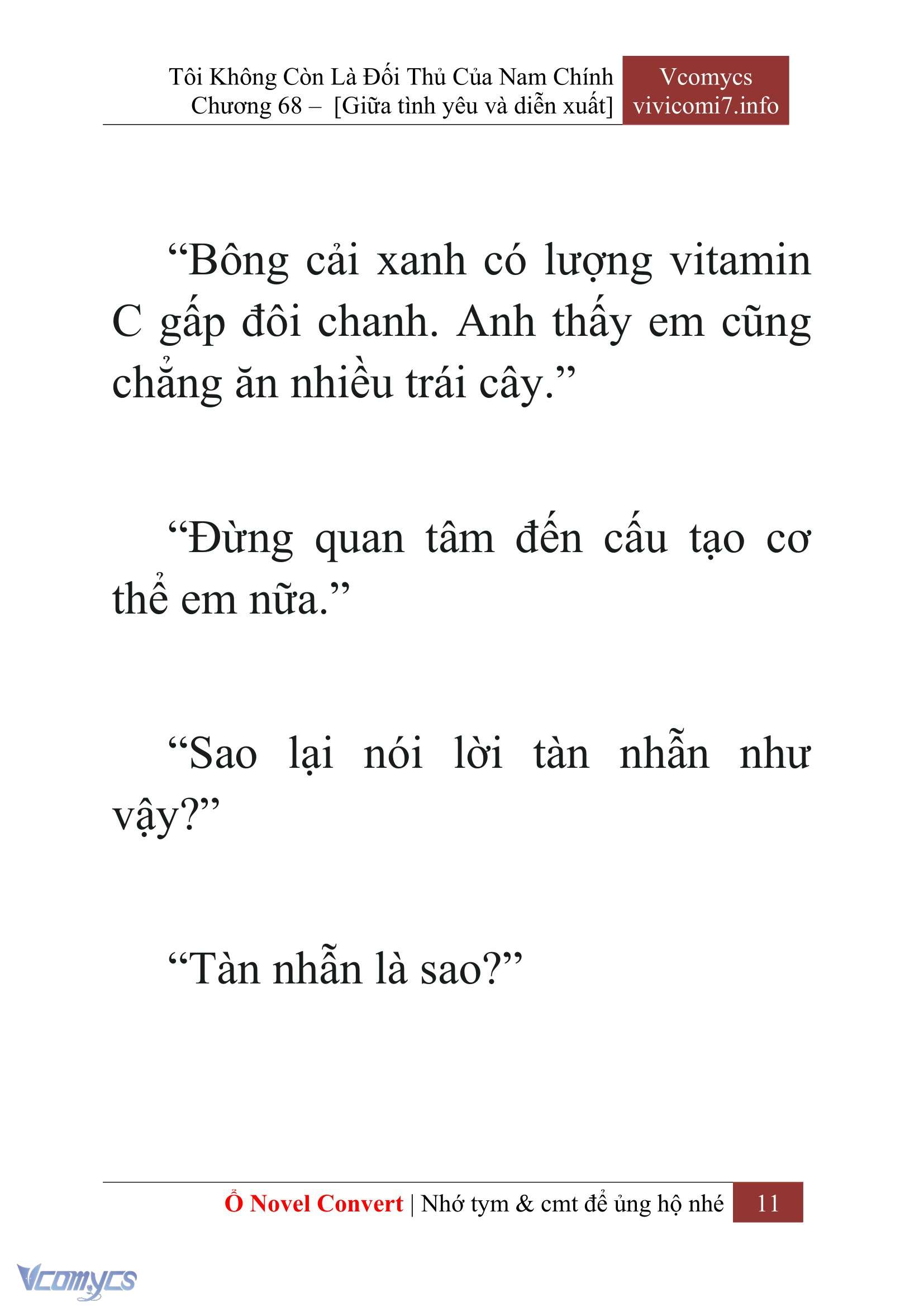 [Novel] Tôi Không Còn Là Đối Thủ Của Nam Chính Chap 68 - Trang 2