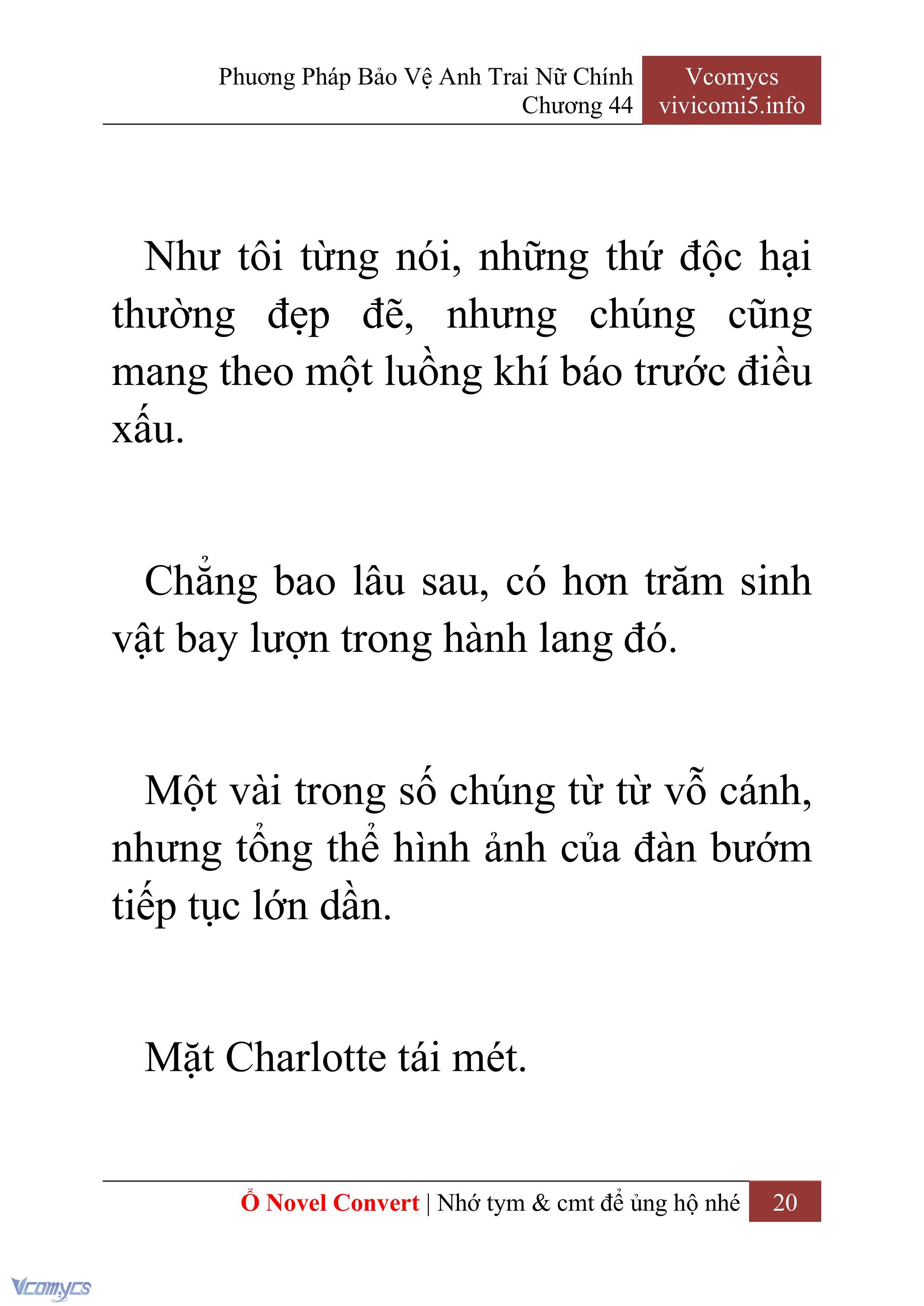 [Novel] Phương Pháp Bảo Vệ Anh Trai Nữ Chính Chap 44 - Next Chap 45