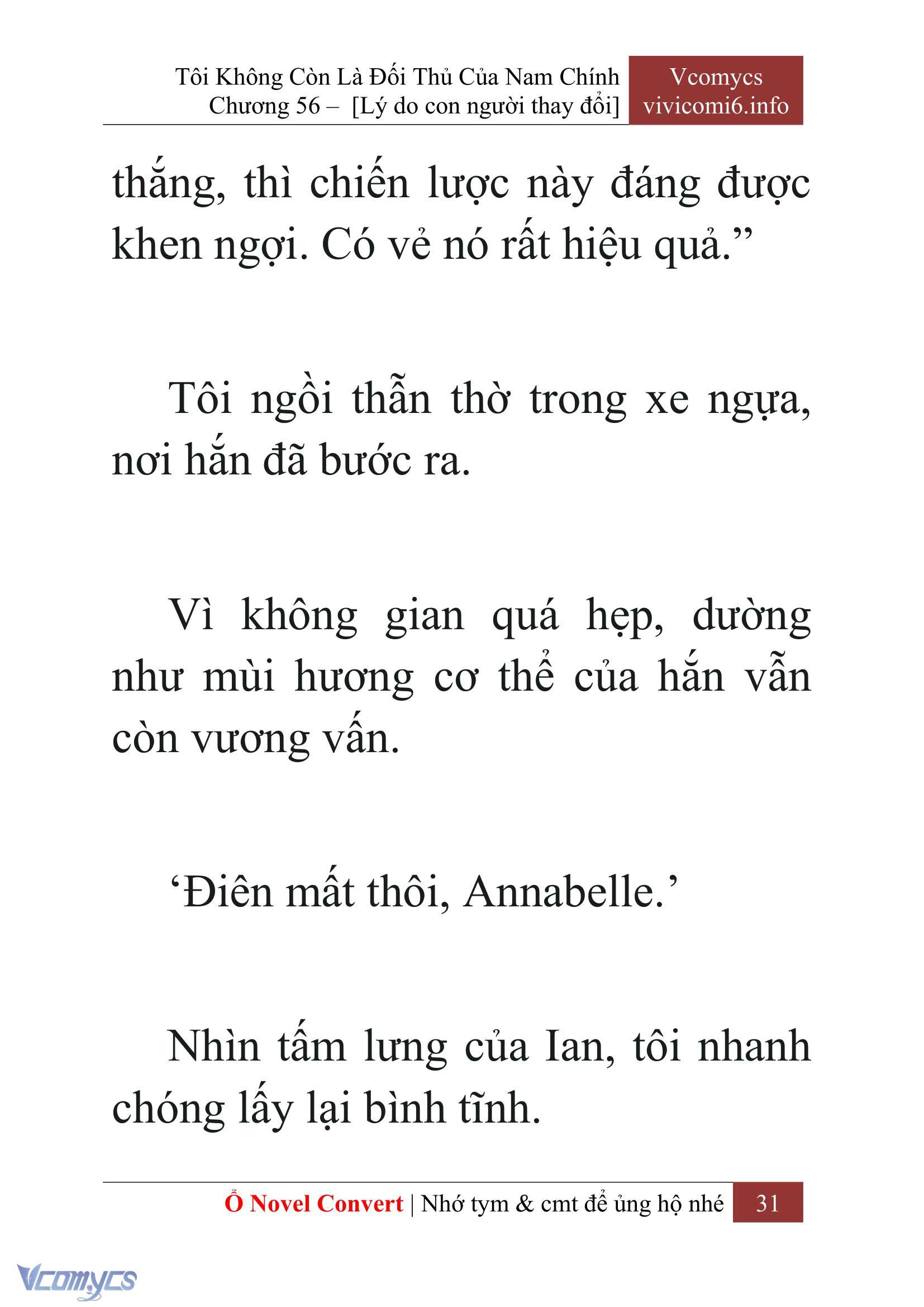 [Novel] Tôi Không Còn Là Đối Thủ Của Nam Chính Chap 56 - Trang 2