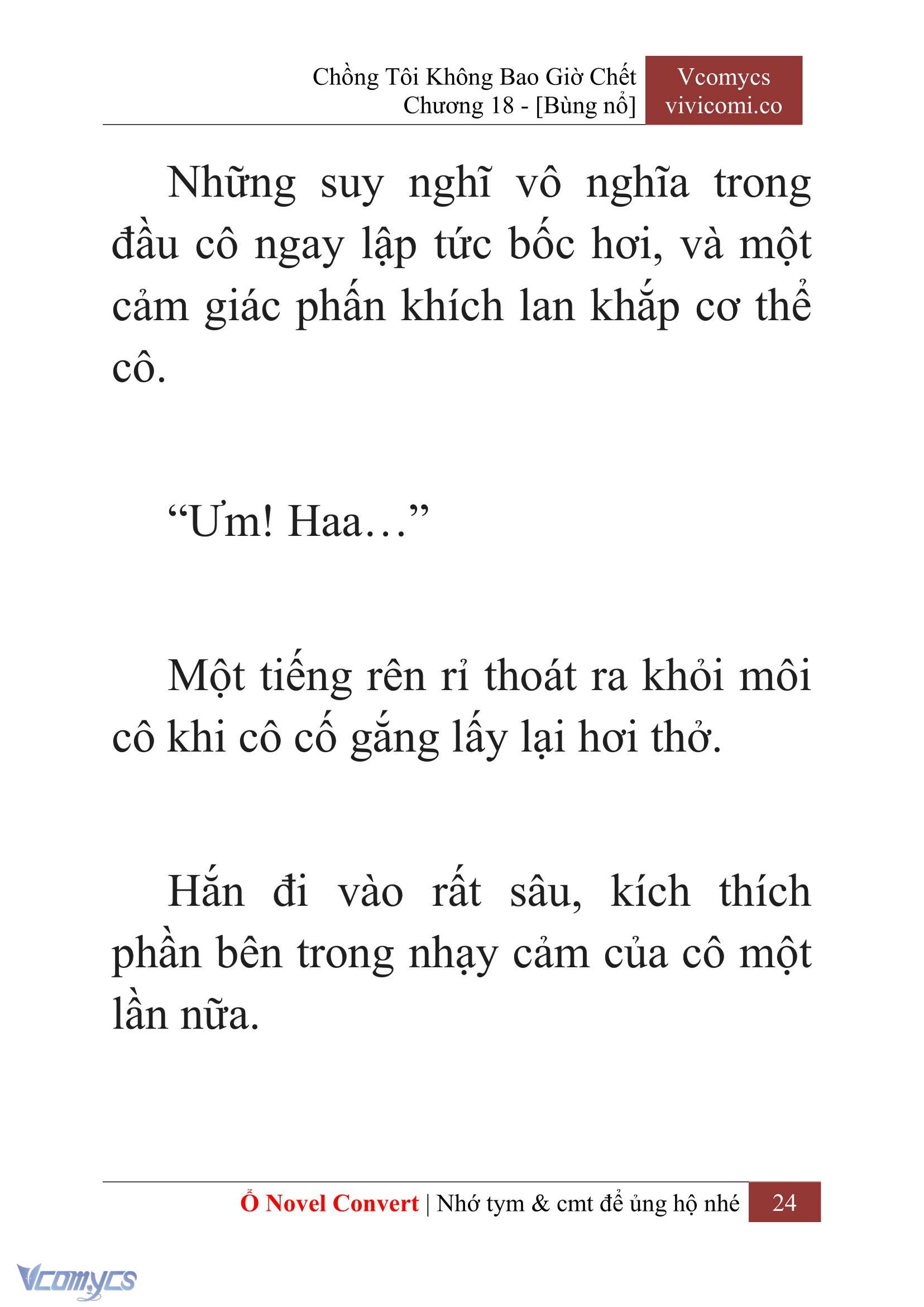 [Novel] Chồng Tôi Không Bao Giờ Chết Chap 18 - Trang 2