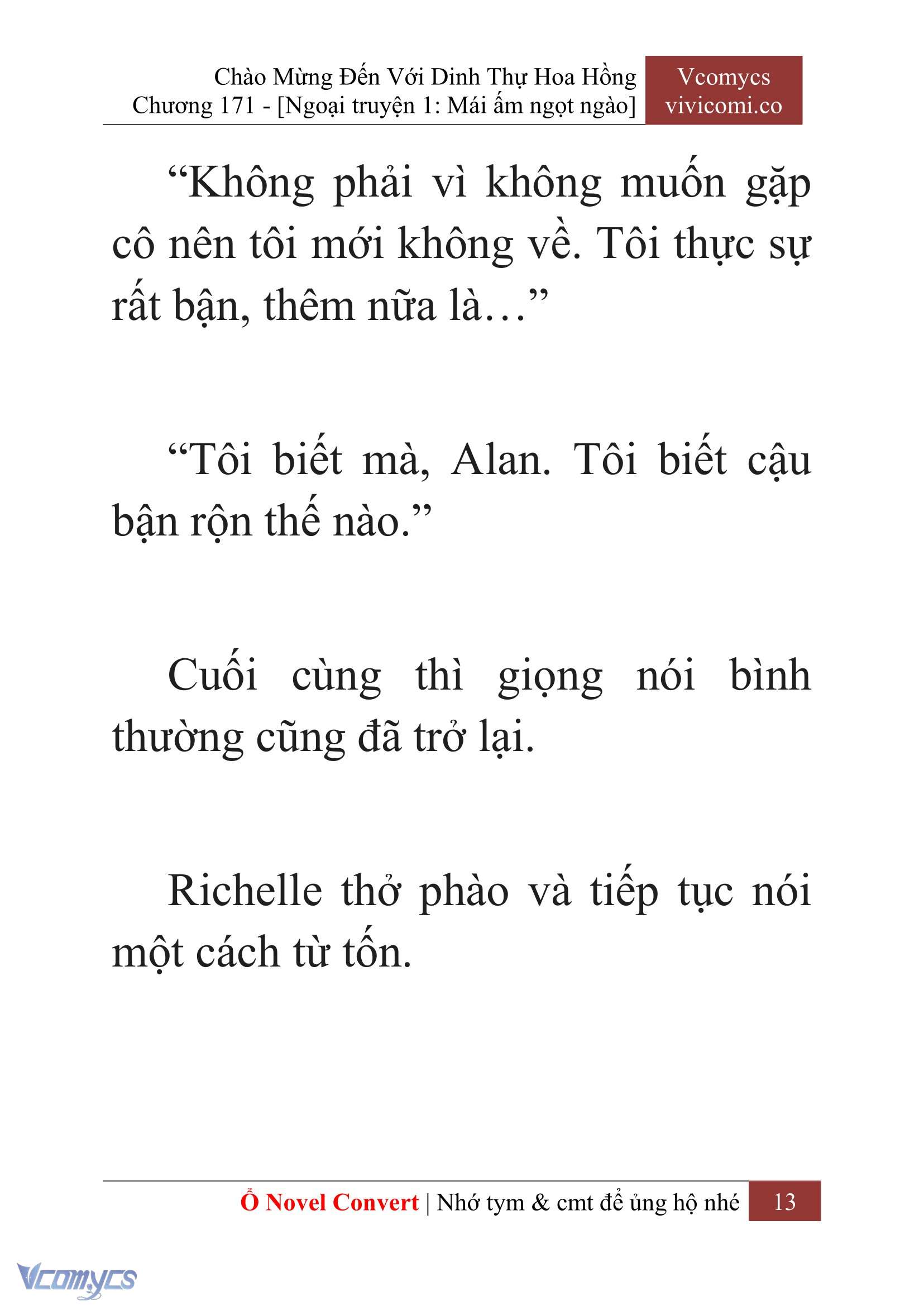 [Novel] Chào Mừng Đến Với Dinh Thự Hoa Hồng Chap 171 - Trang 2