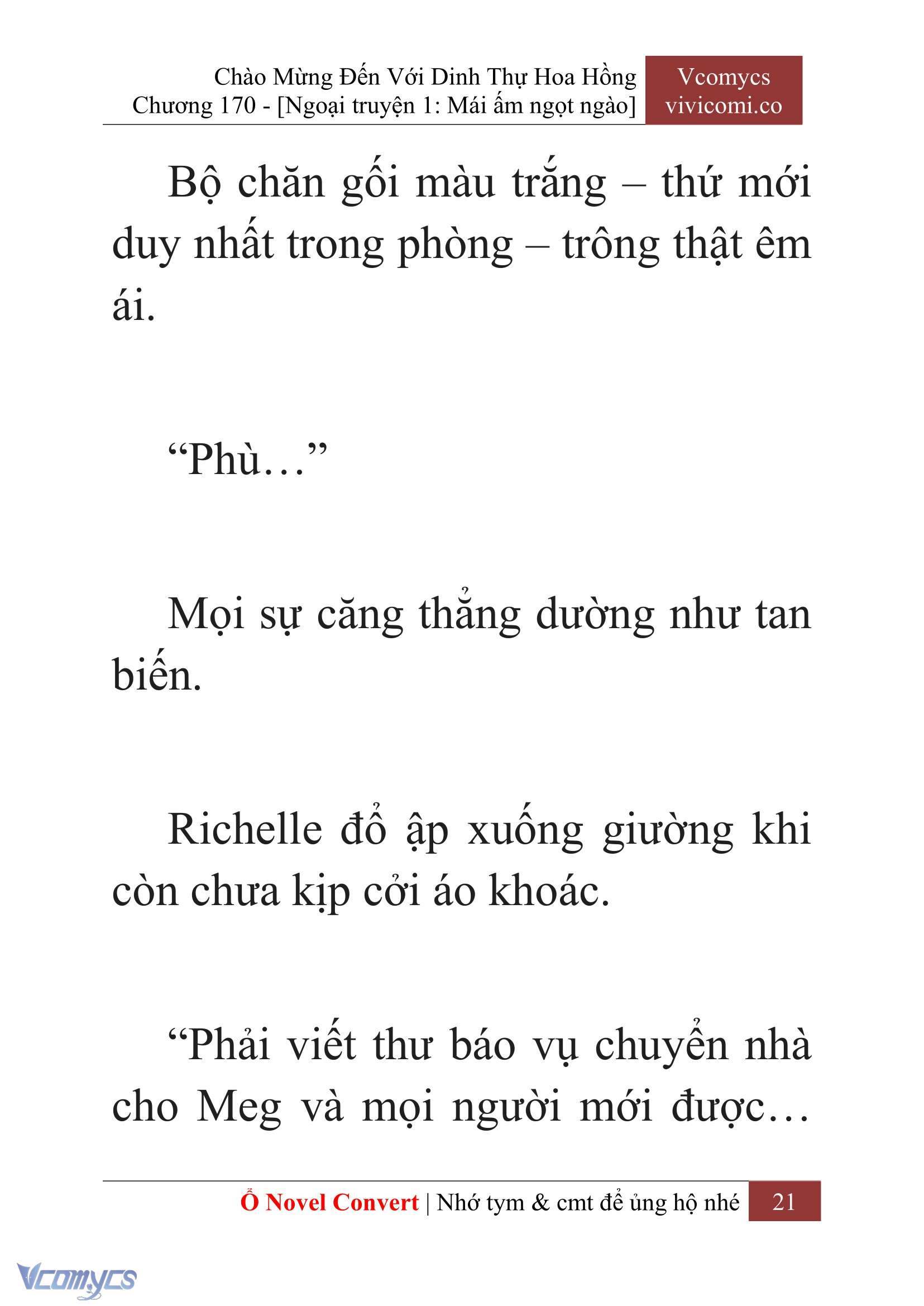[Novel] Chào Mừng Đến Với Dinh Thự Hoa Hồng Chap 170 - Trang 2