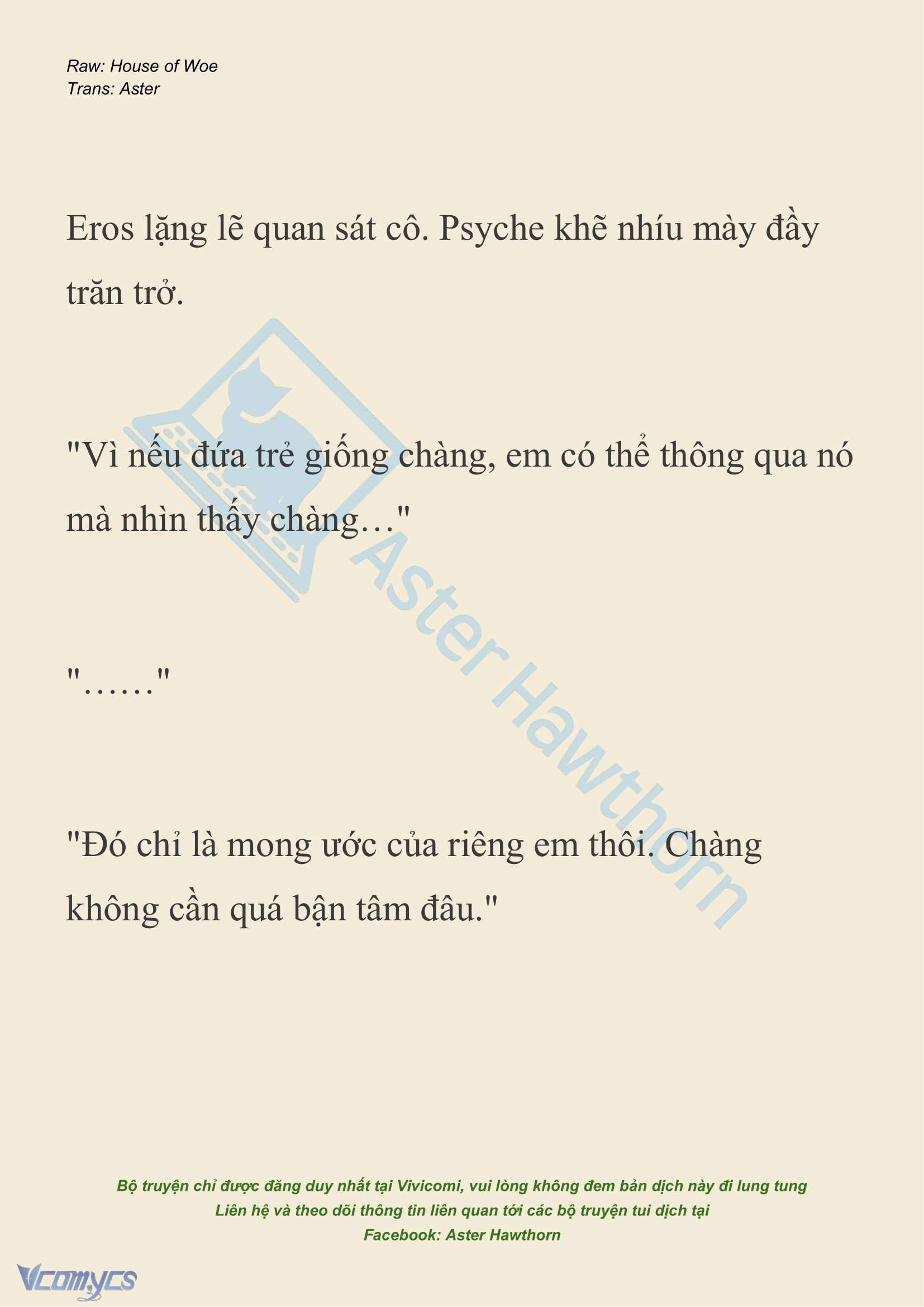 [NOVEL] Dành Cho Các Nữ Thần: Dành cho Psyche Chap 27 - Next Chap 28