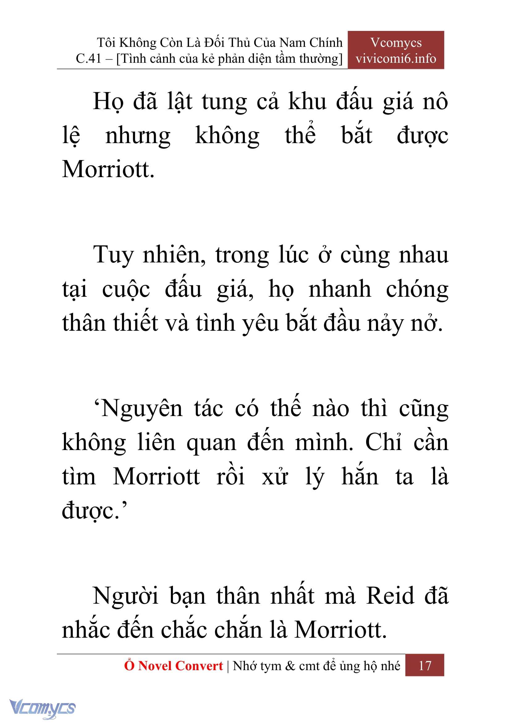 [Novel] Tôi Không Còn Là Đối Thủ Của Nam Chính Chap 41 - Trang 2