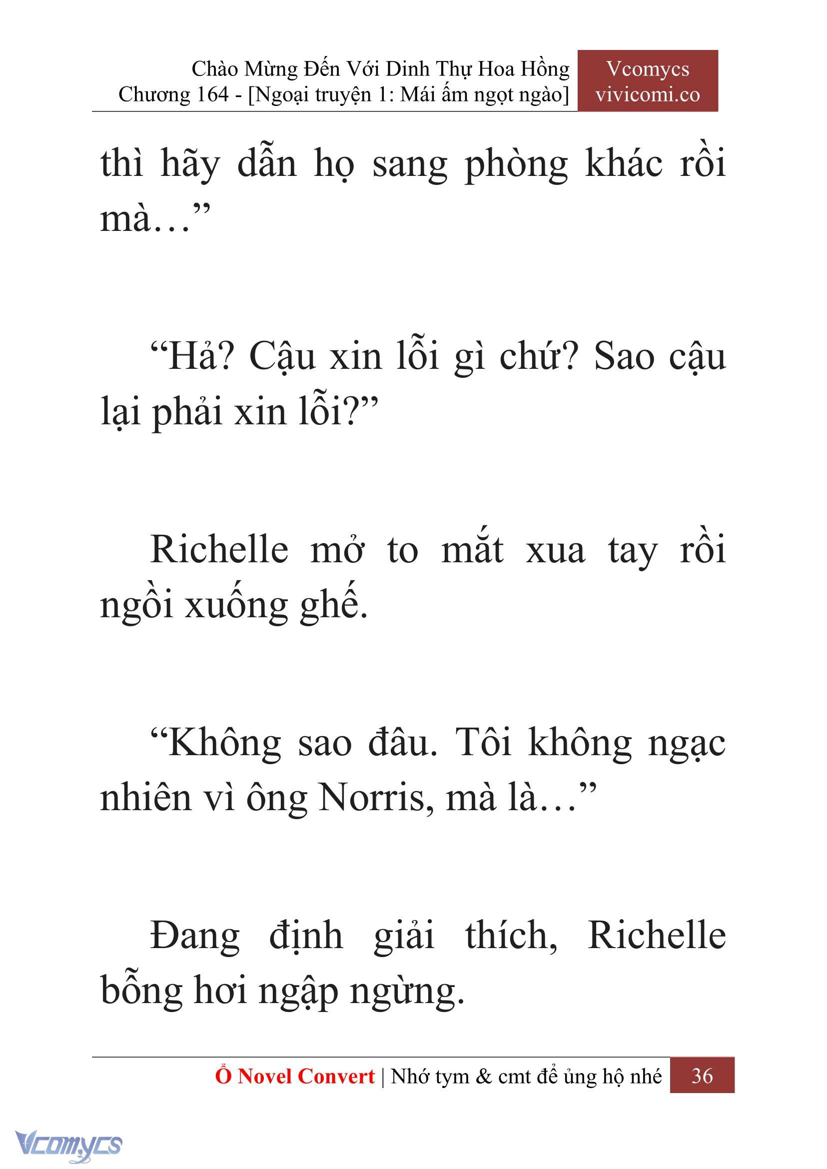 [Novel] Chào Mừng Đến Với Dinh Thự Hoa Hồng Chap 164 - Trang 2
