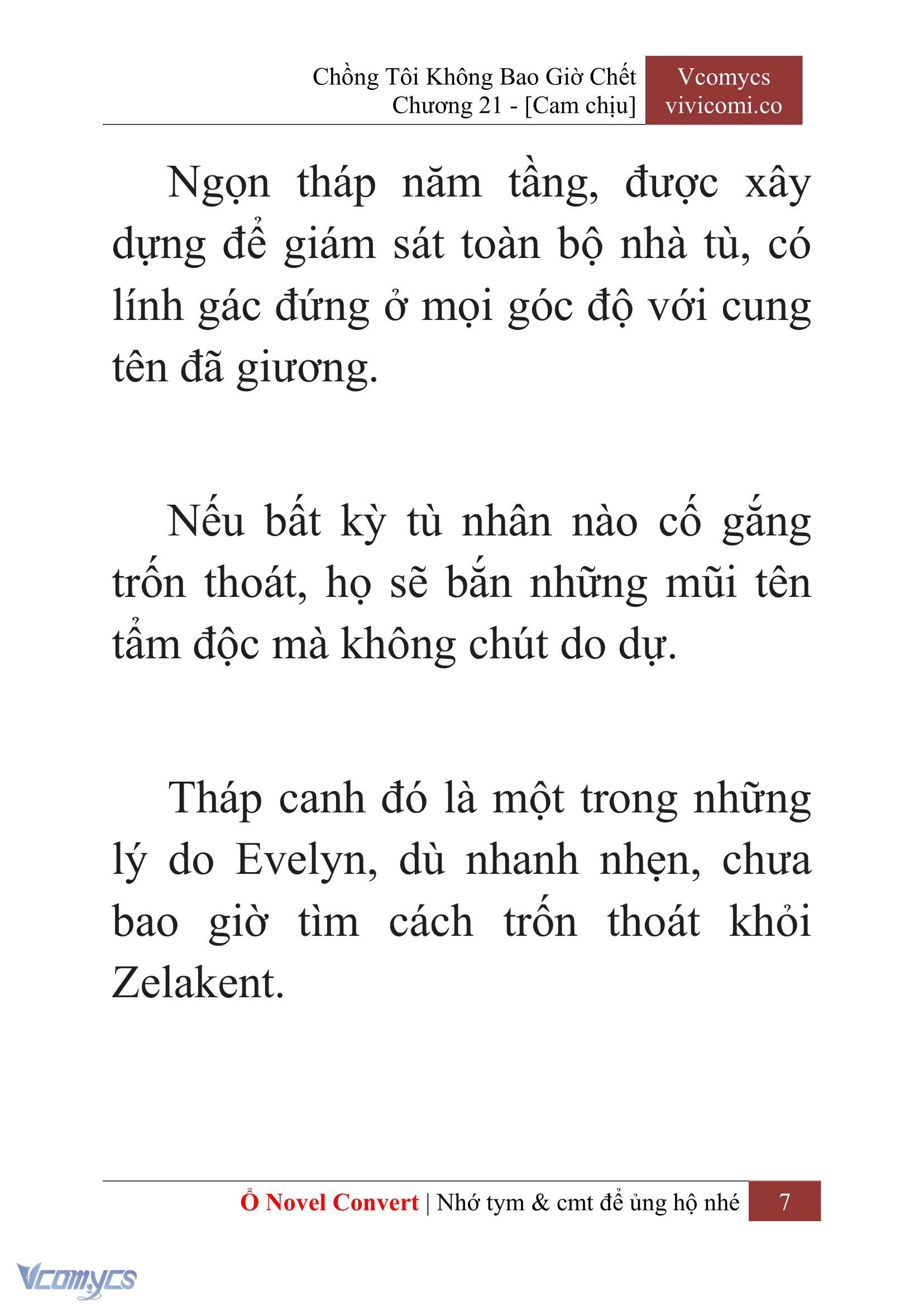 [Novel] Chồng Tôi Không Bao Giờ Chết Chap 21 - Trang 2