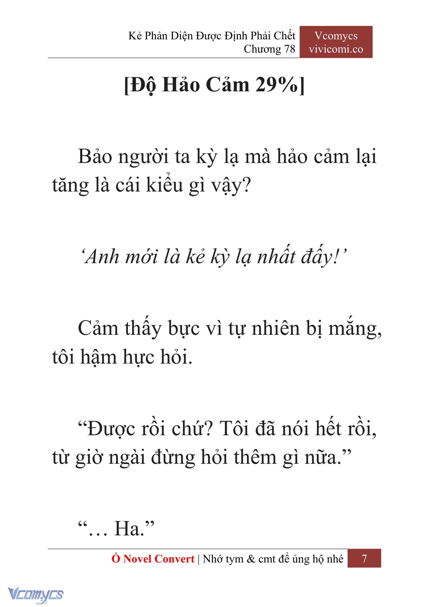 [Novel] Kẻ Phản Diện Được Định Phải Chết Chap 78 - Trang 2