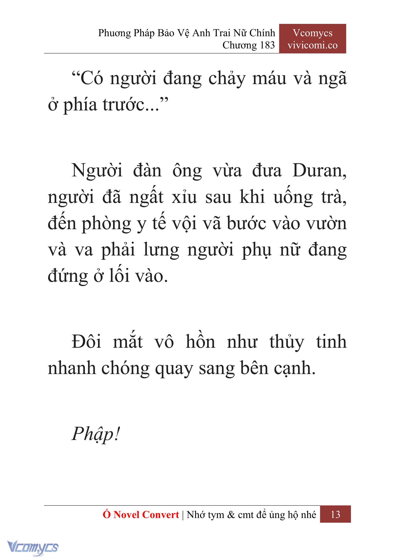 [Novel] Phương Pháp Bảo Vệ Anh Trai Nữ Chính Chap 183 - Next Chap 184