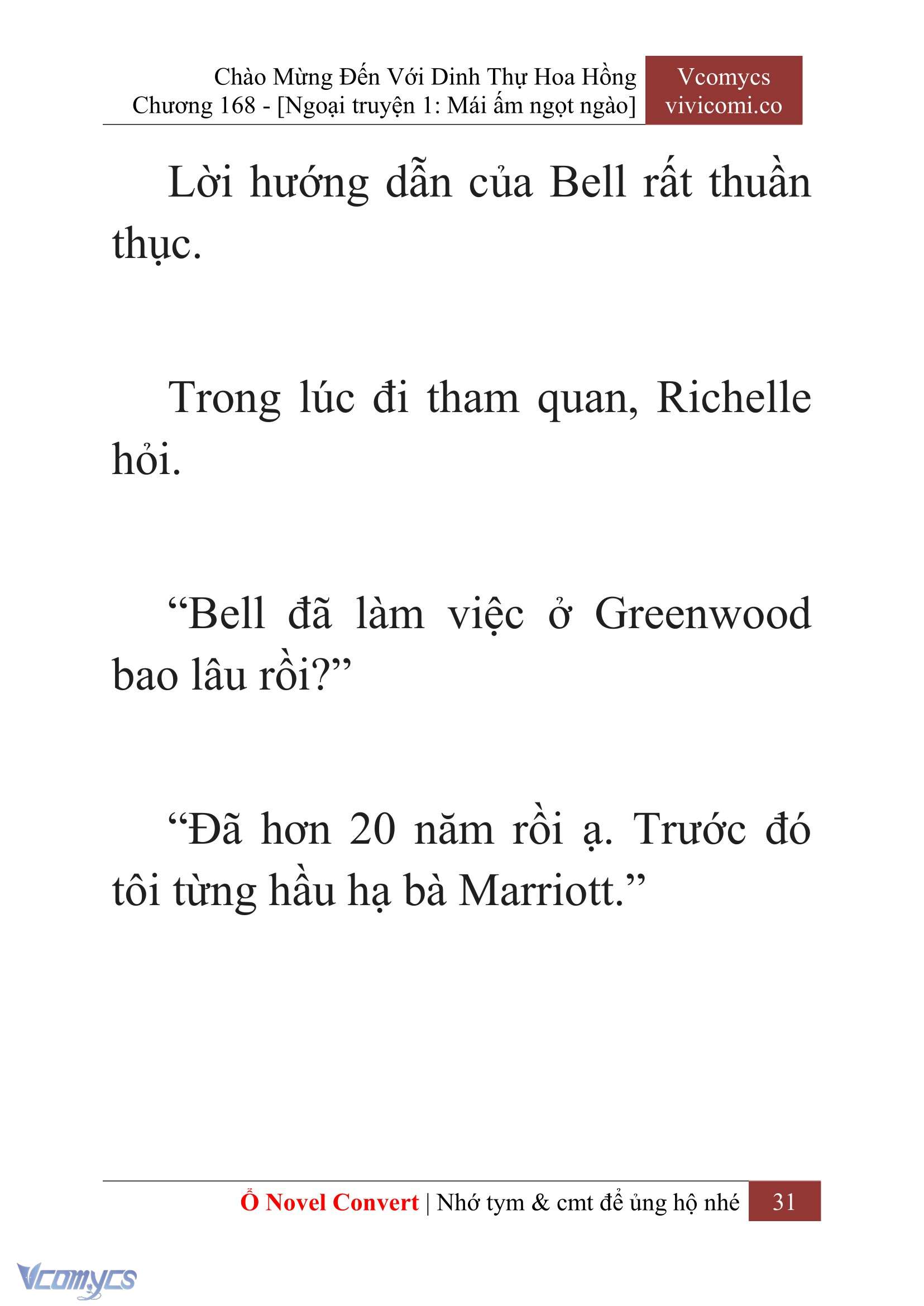 [Novel] Chào Mừng Đến Với Dinh Thự Hoa Hồng Chap 168 - Trang 2