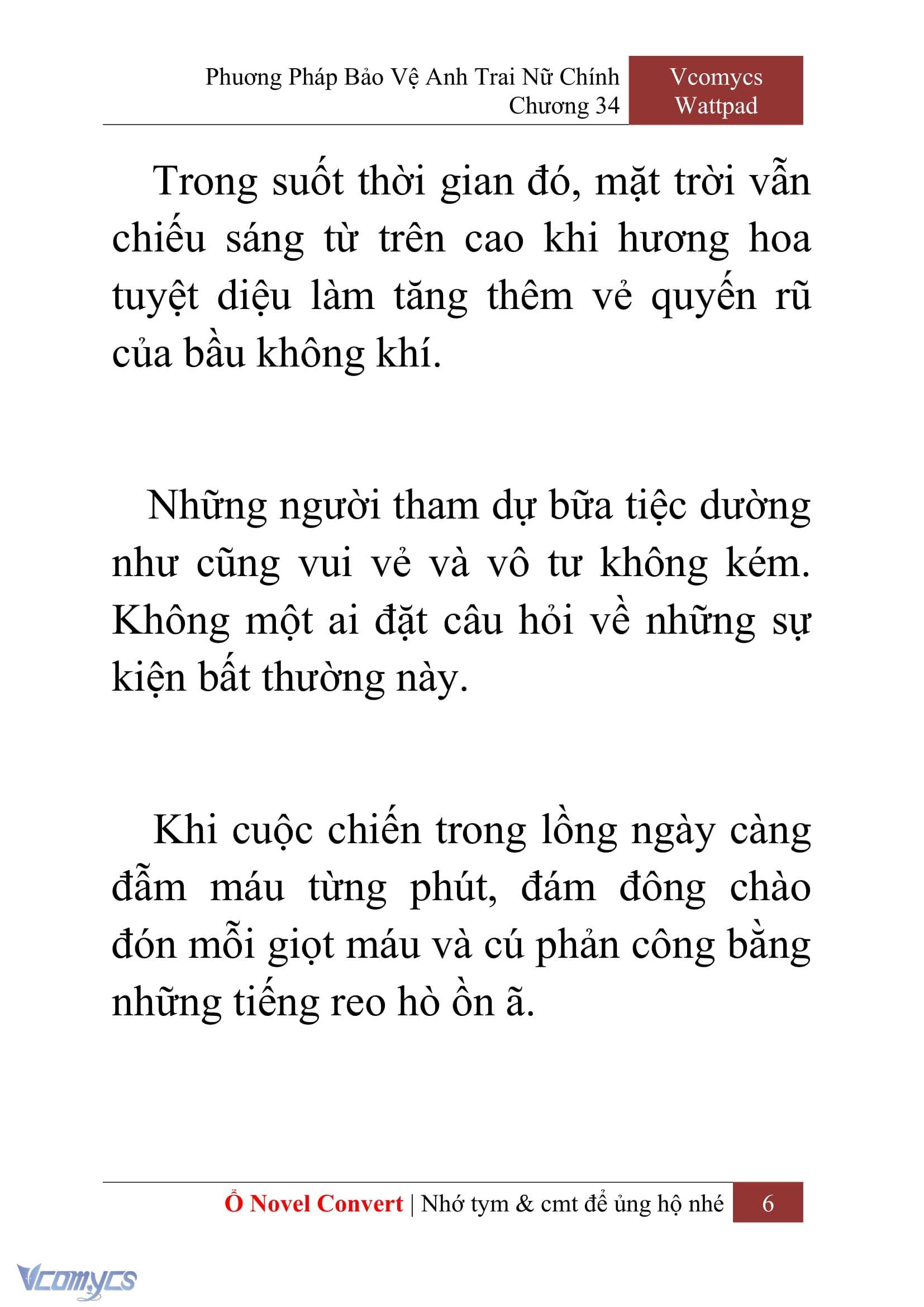 [Novel] Phương Pháp Bảo Vệ Anh Trai Nữ Chính Chap 34 - Next Chap 35