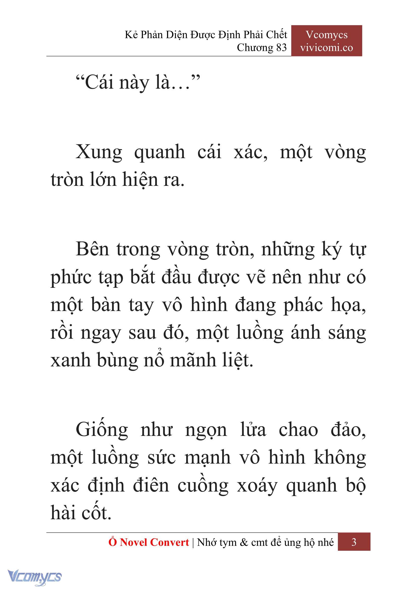 [Novel] Kẻ Phản Diện Được Định Phải Chết Chap 83 - Next Chap 84