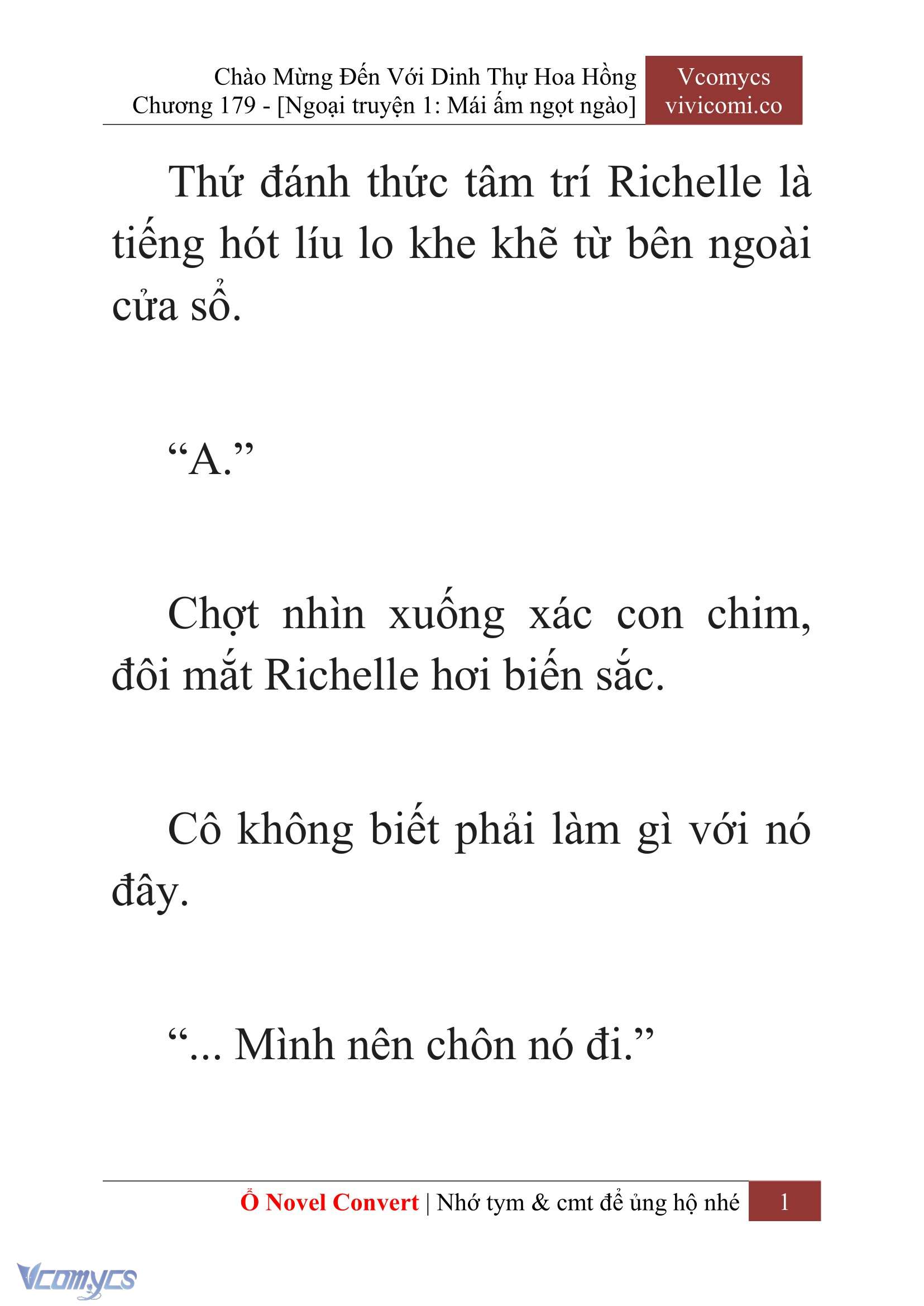 [Novel] Chào Mừng Đến Với Dinh Thự Hoa Hồng Chap 179 - Trang 2