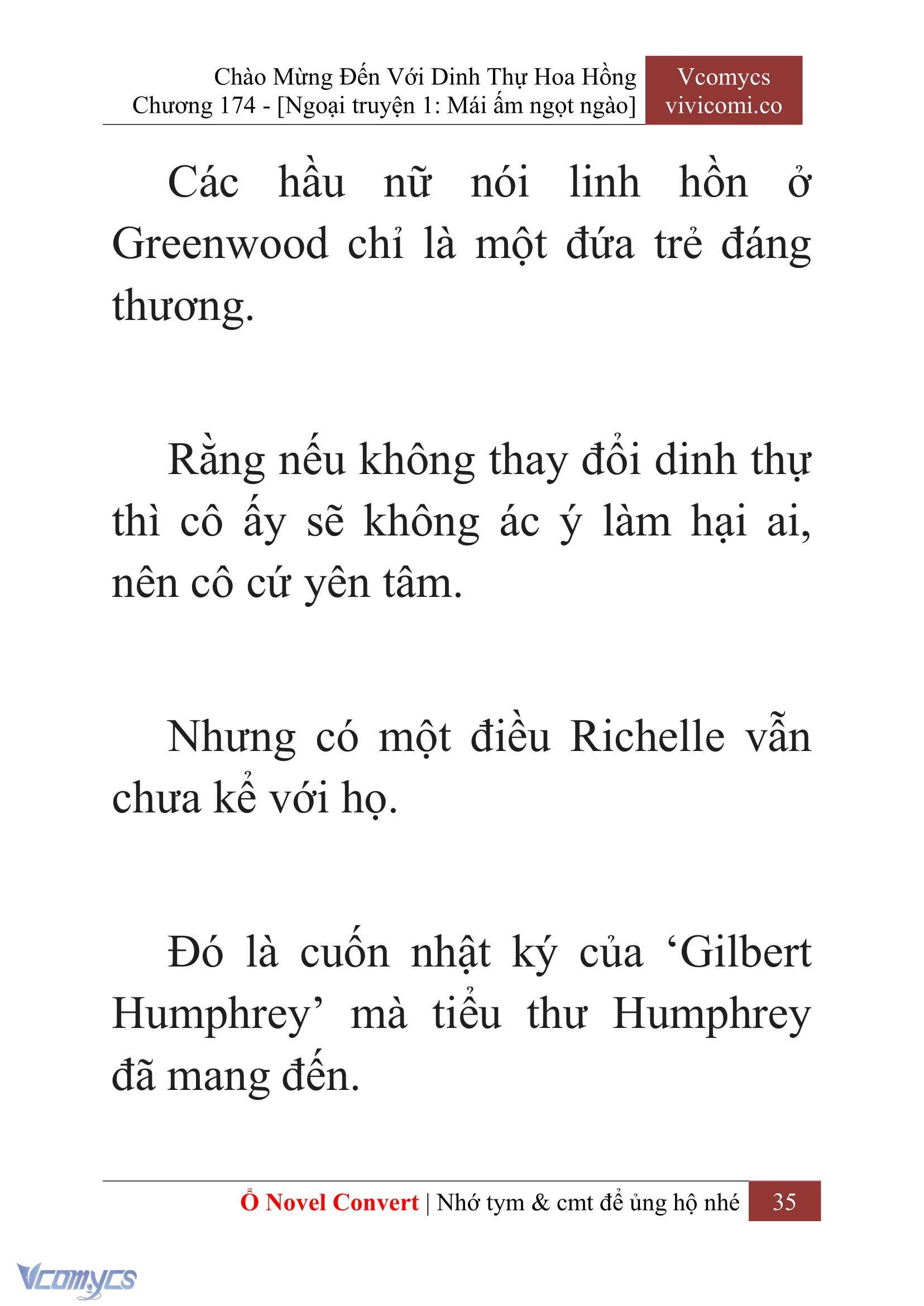 [Novel] Chào Mừng Đến Với Dinh Thự Hoa Hồng Chap 174 - Trang 2