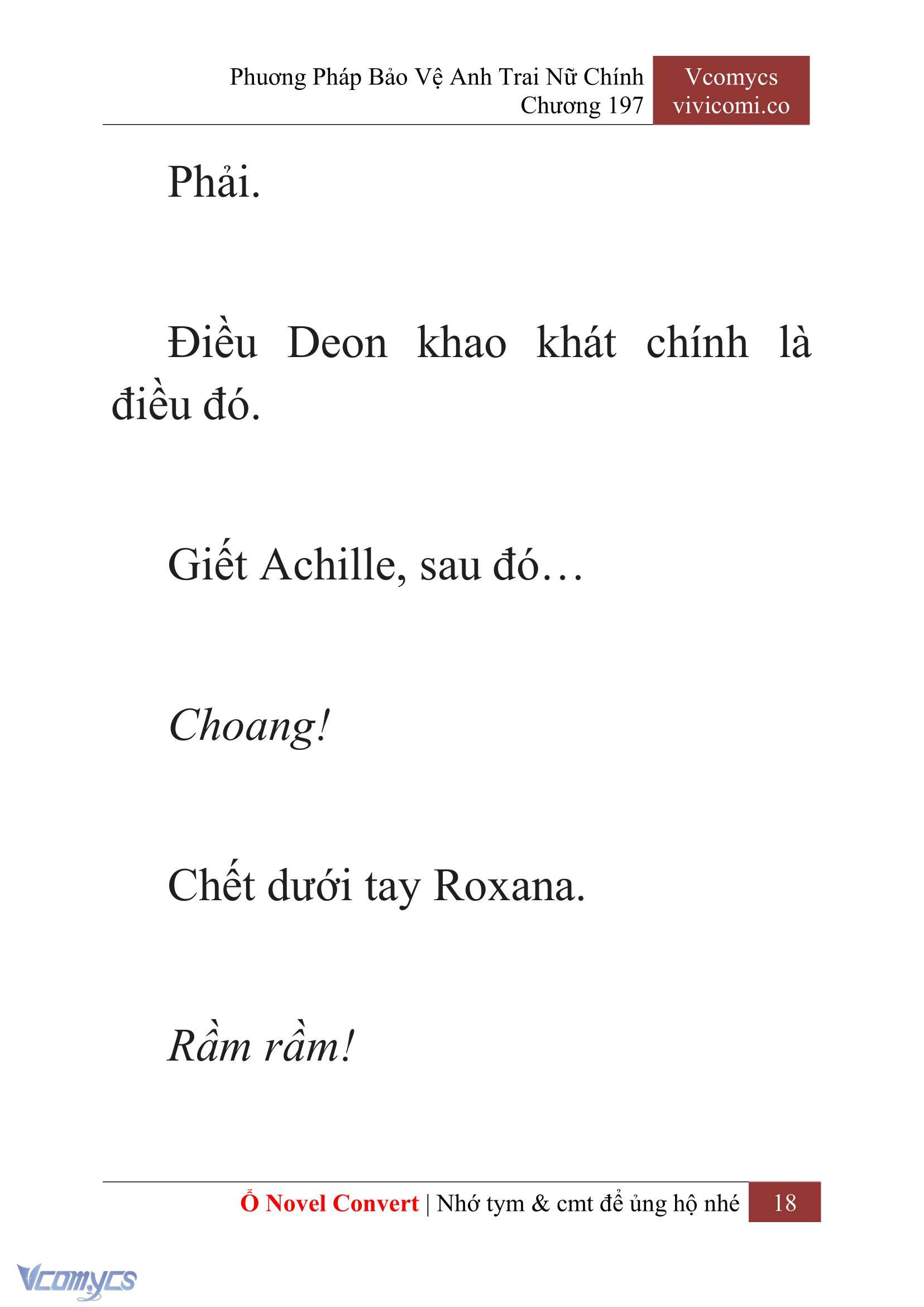 [Novel] Phương Pháp Bảo Vệ Anh Trai Nữ Chính Chap 197 - Trang 2